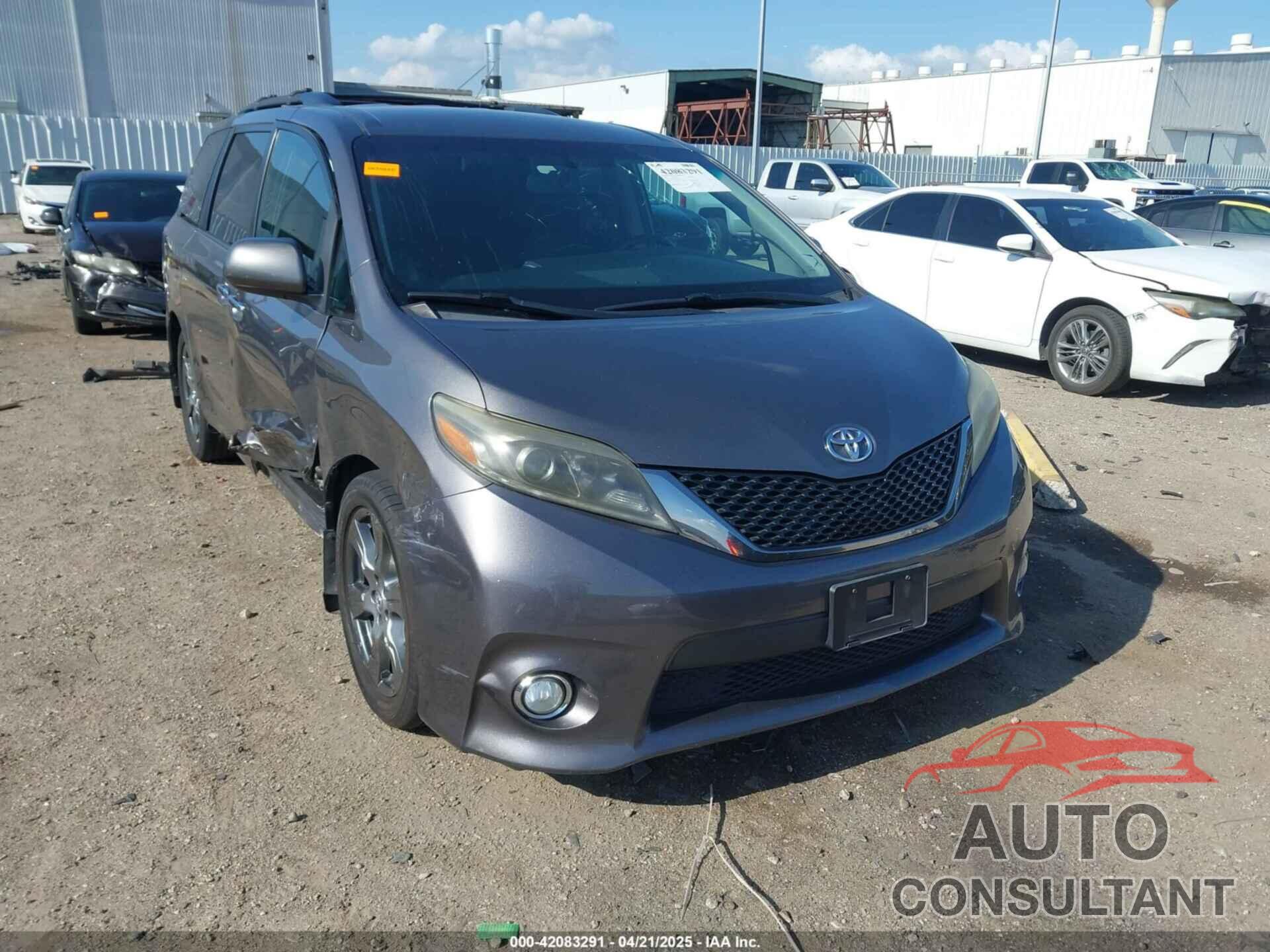 TOYOTA SIENNA 2017 - 5TDXZ3DC7HS793784