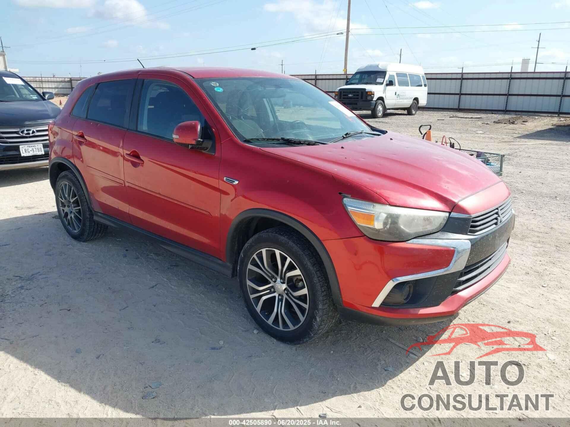 MITSUBISHI OUTLANDER SPORT 2016 - JA4AP3AU9GZ058336