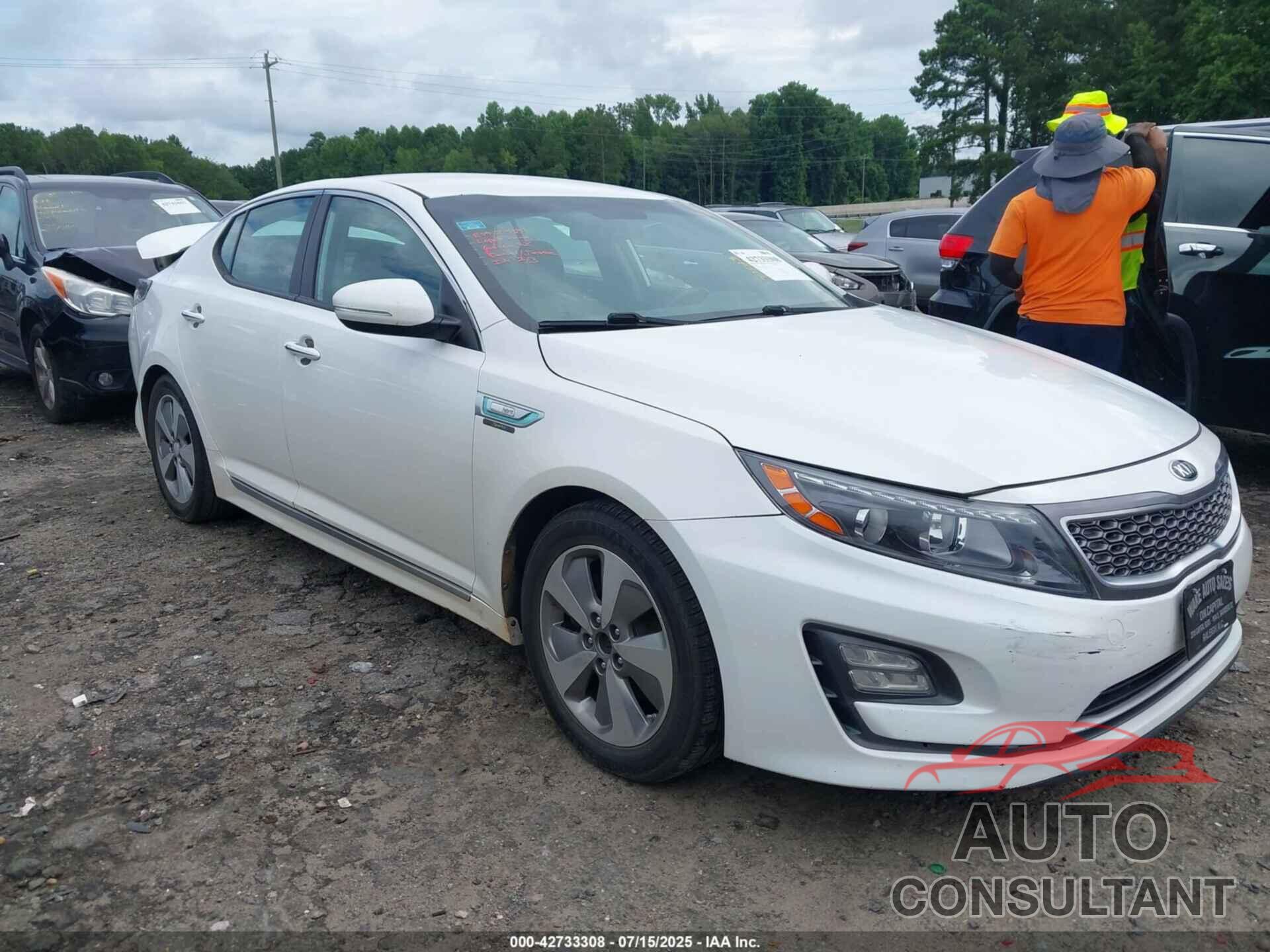 KIA OPTIMA HYBRID 2016 - KNAGN4AD6G5094128