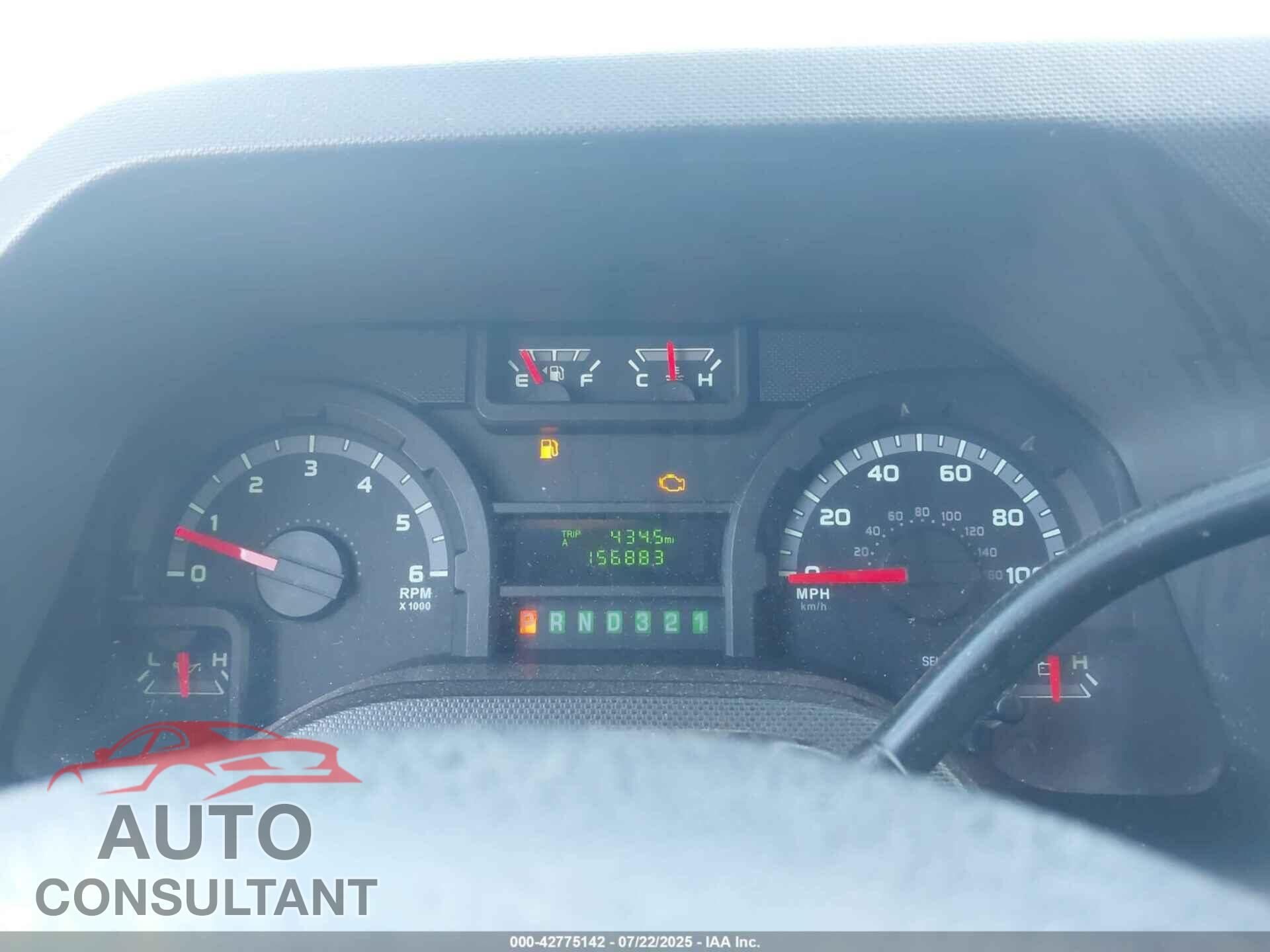 FORD E-350 CUTAWAY 2015 - 1FDWE3FL7FDA25960