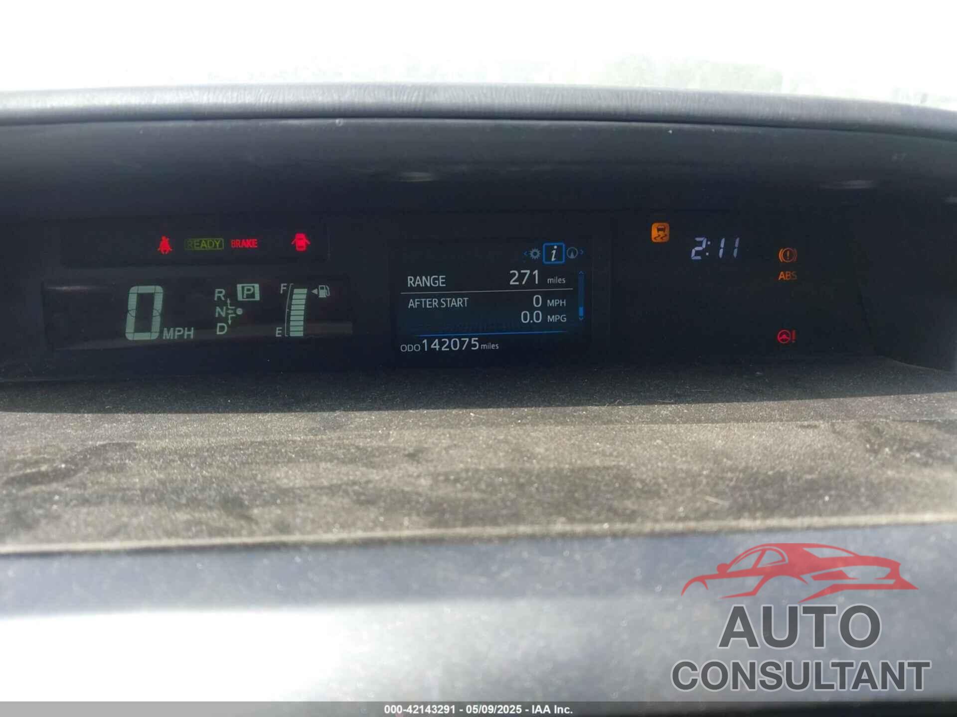 TOYOTA PRIUS V 2016 - JTDZN3EU6GJ047561
