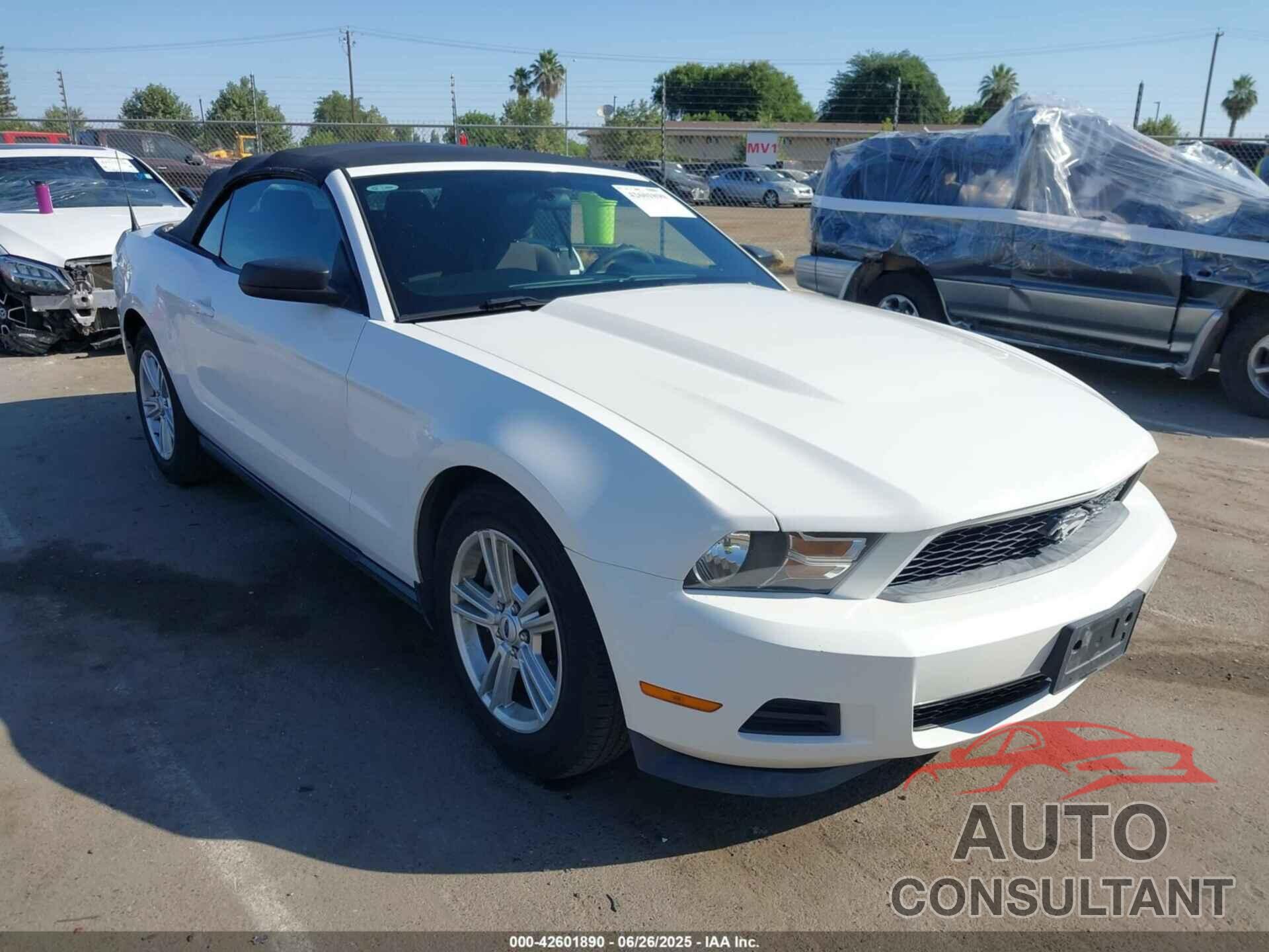 FORD MUSTANG 2012 - 1ZVBP8EM4C5237285