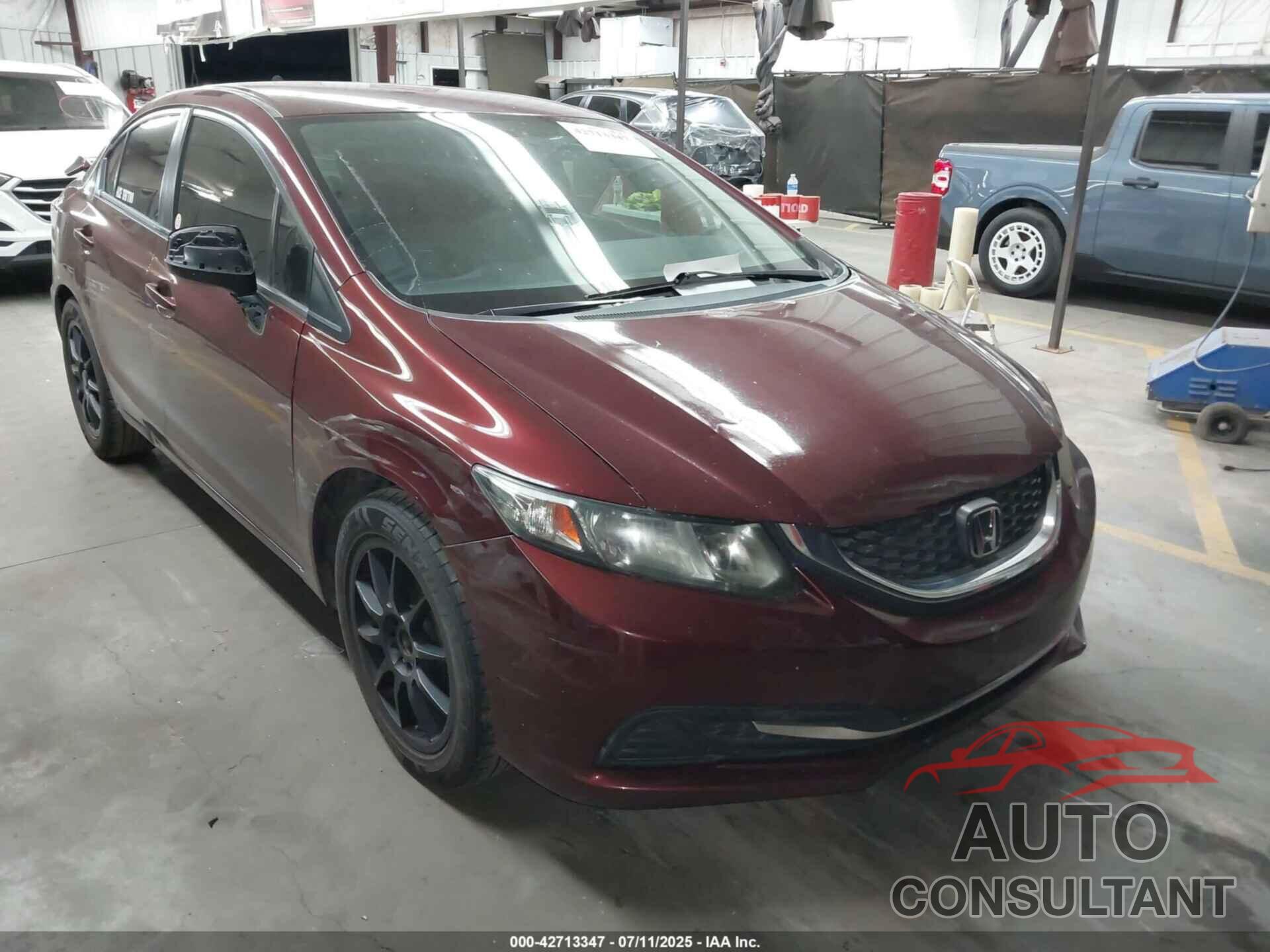 HONDA CIVIC 2013 - 19XFB2F55DE045483