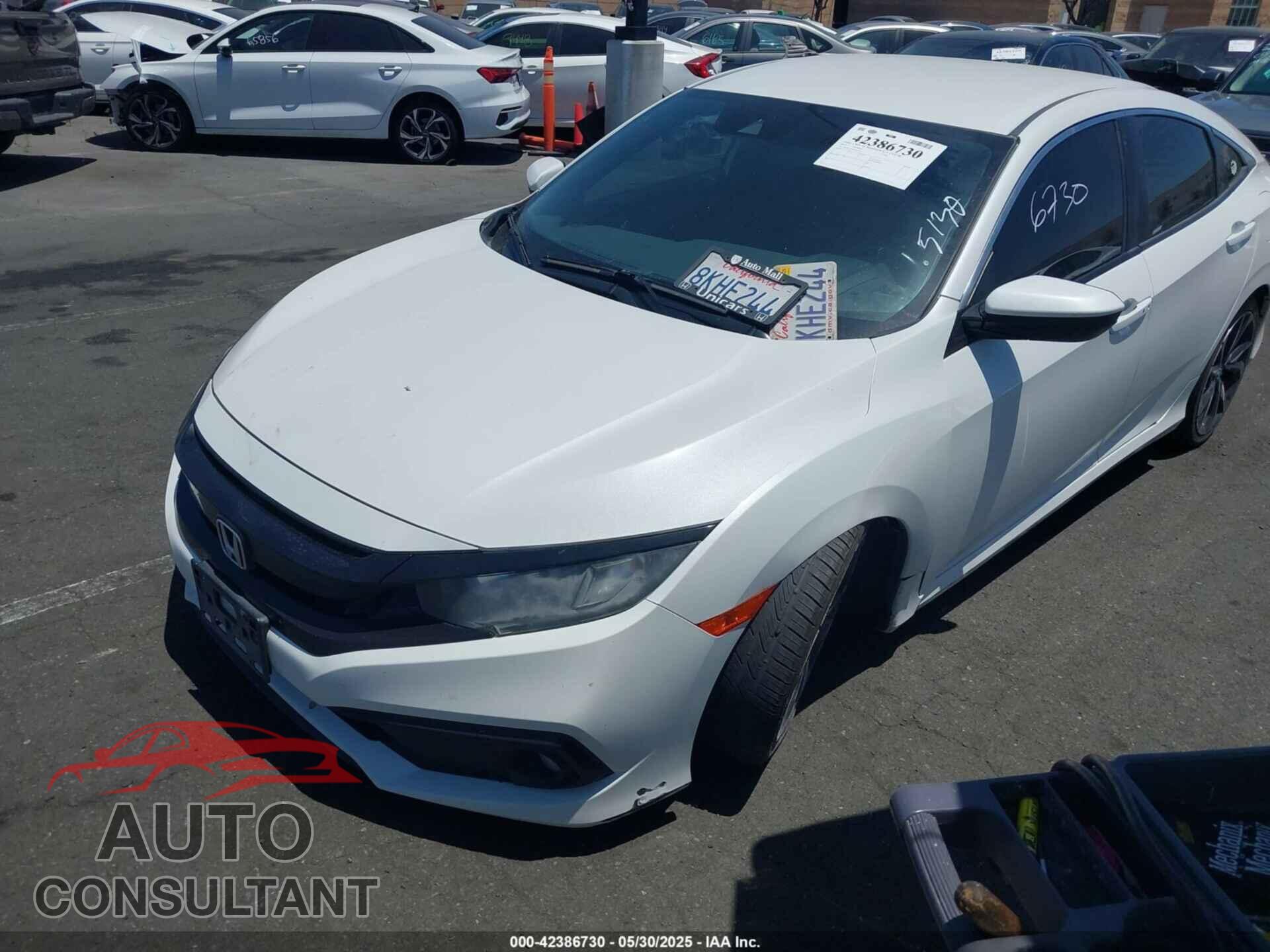 HONDA CIVIC 2019 - 2HGFC2F87KH557532