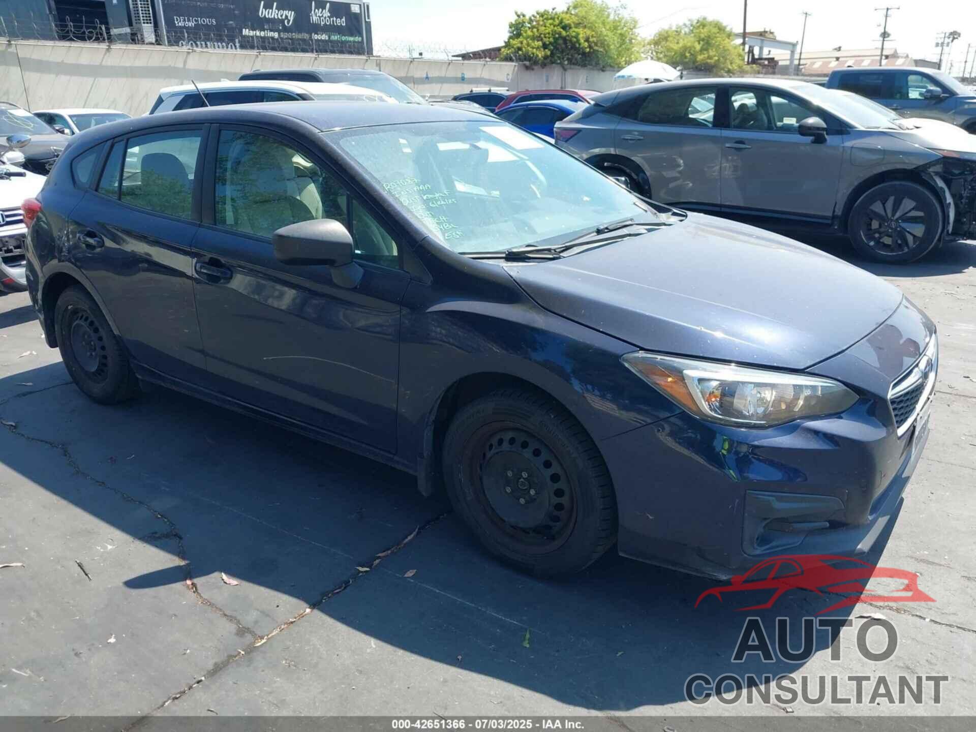SUBARU IMPREZA 2019 - 4S3GTAB68K3743701