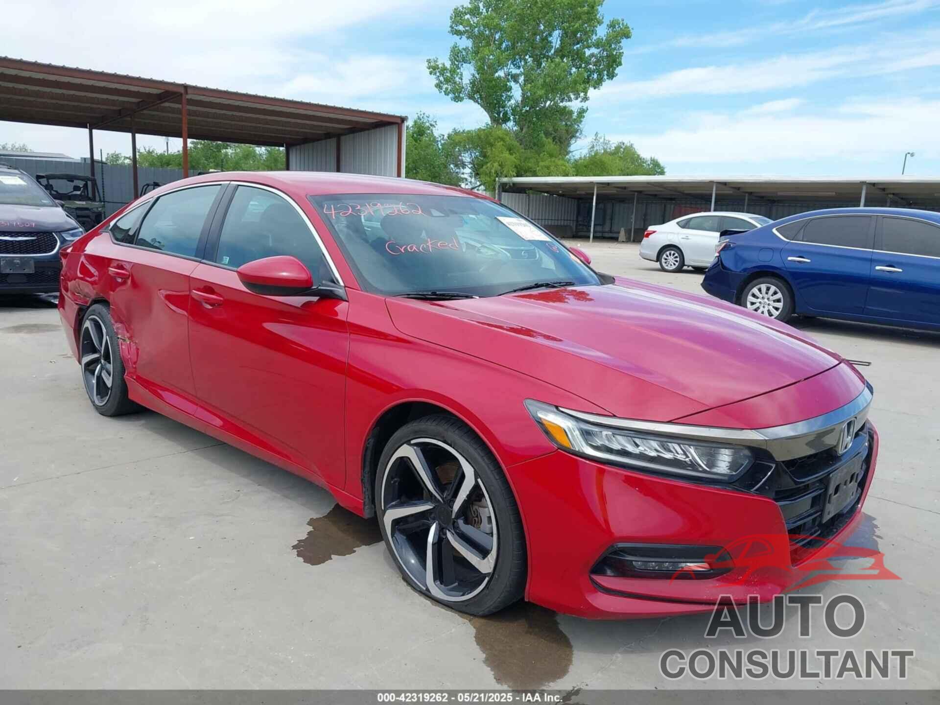 HONDA ACCORD 2018 - 1HGCV1F32JA261231