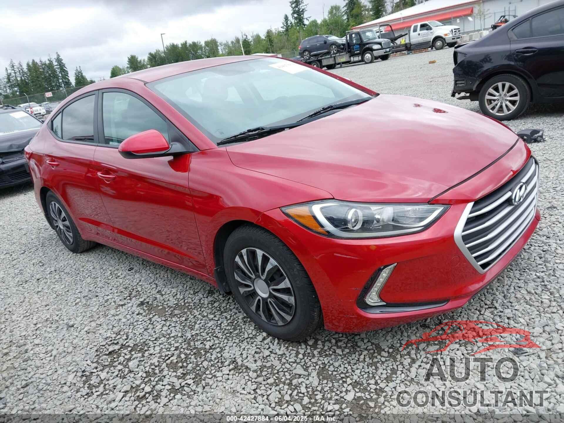 HYUNDAI ELANTRA 2017 - KMHD74LF9HU359044