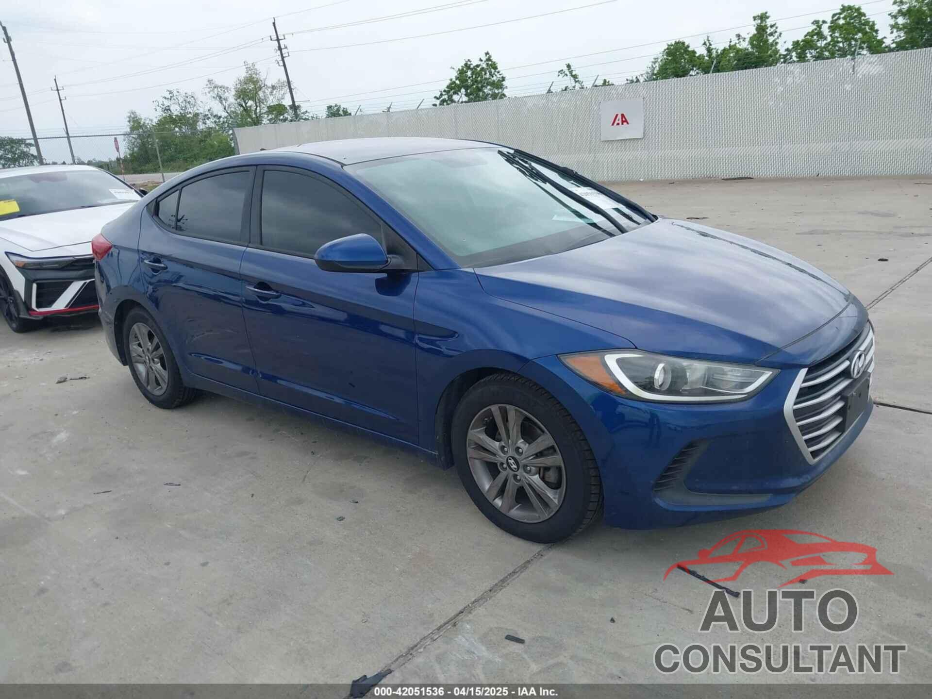 HYUNDAI ELANTRA 2017 - 5NPD84LF8HH034395