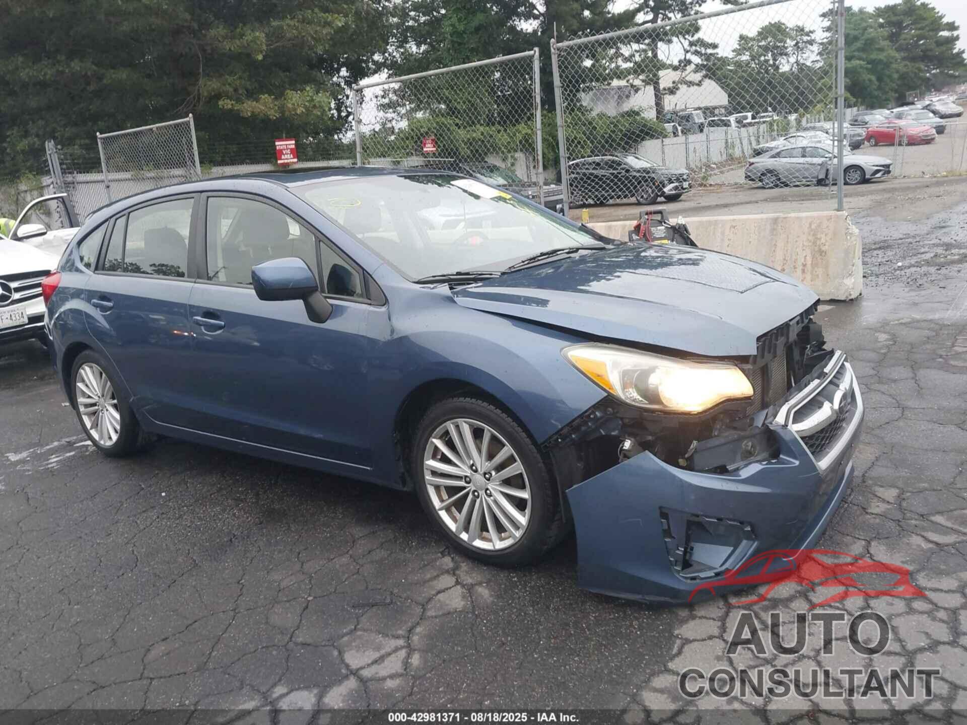 SUBARU IMPREZA 2013 - JF1GPAD60D2808671