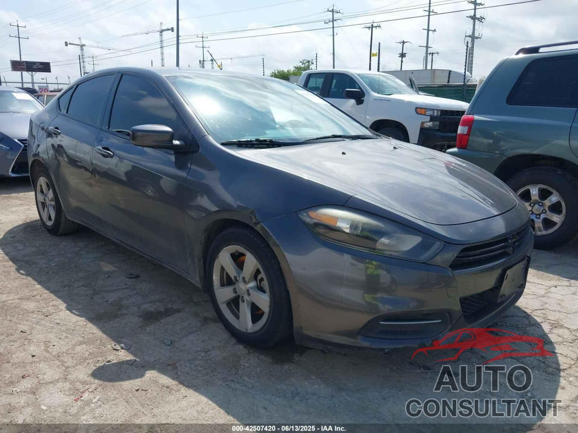 DODGE DART 2015 - 1C3CDFBB2FD128247