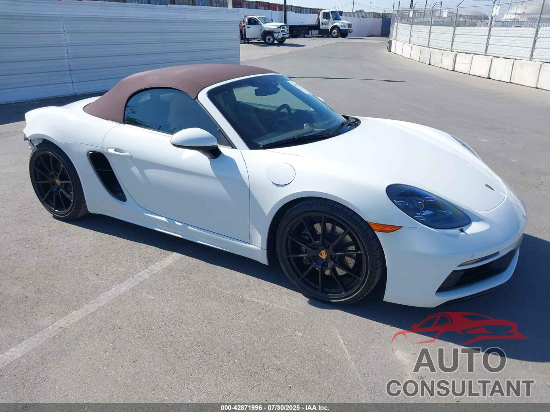 PORSCHE BOXSTER 2022 - WP0CD2A84NS228628