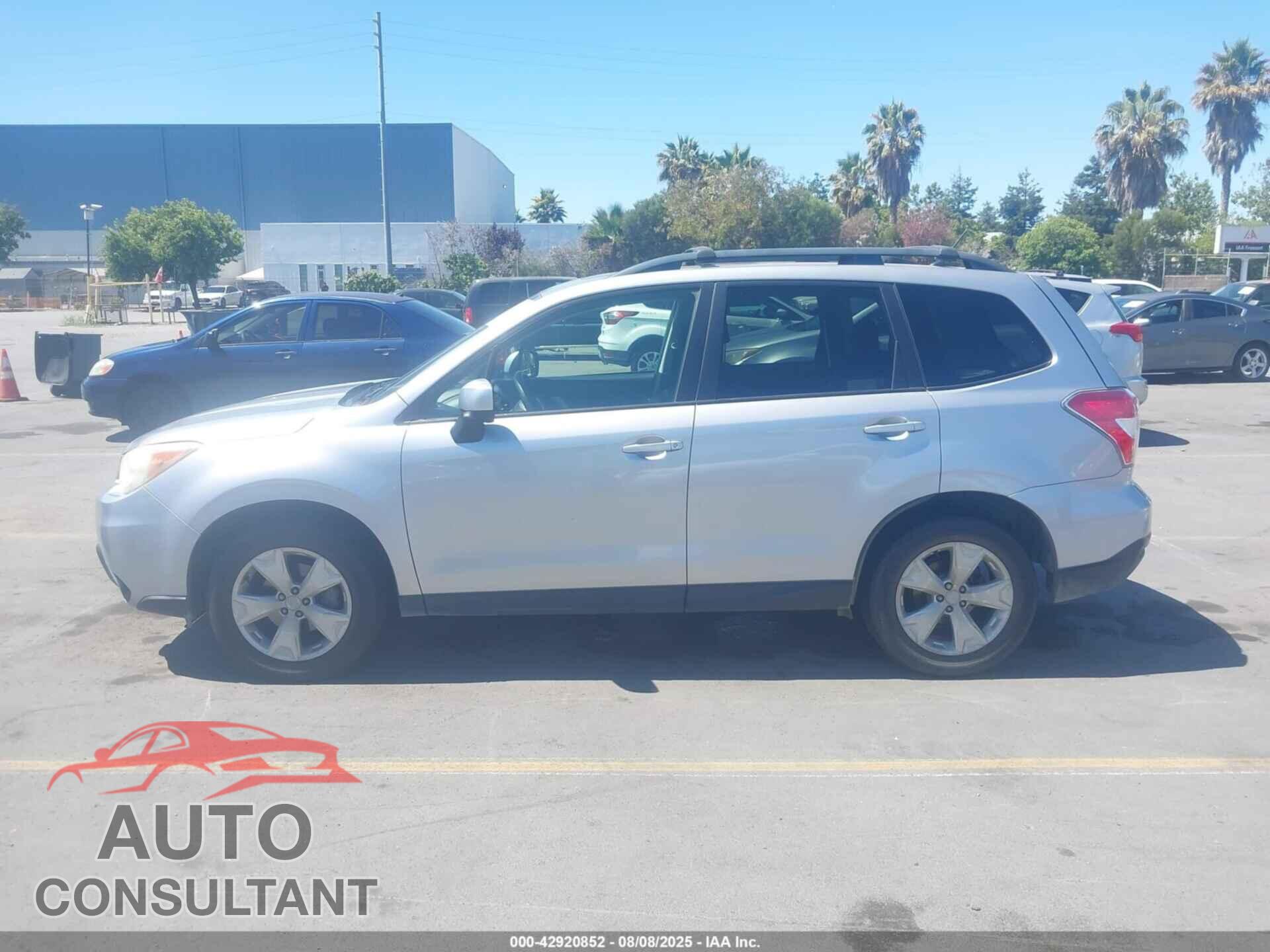 SUBARU FORESTER 2015 - JF2SJAFC4FH449612