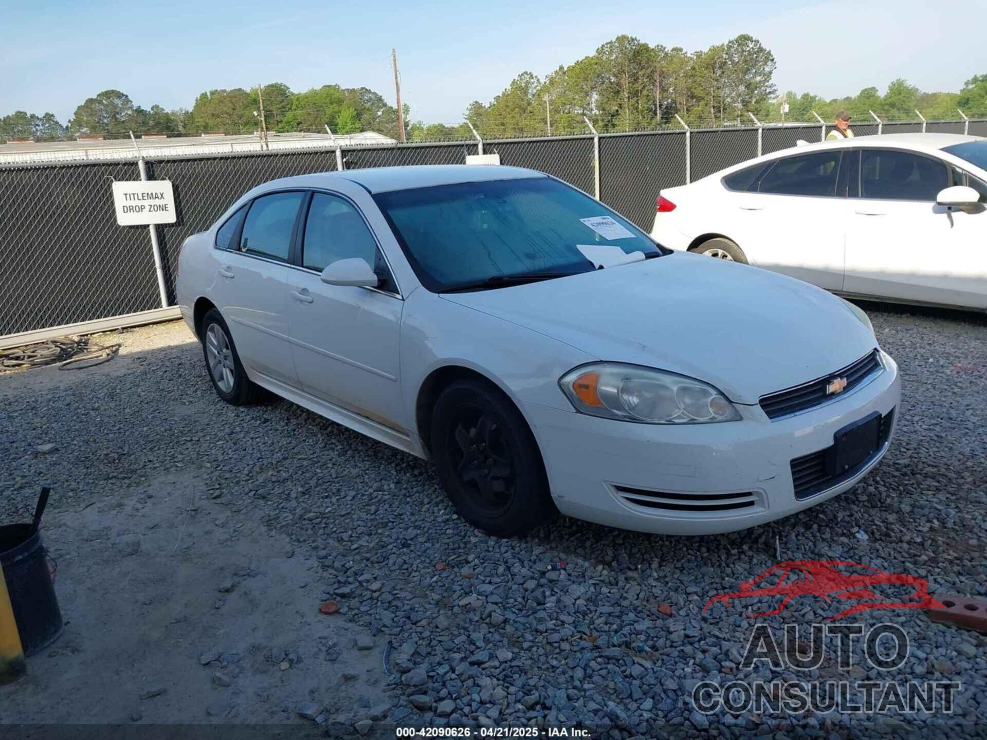 CHEVROLET IMPALA 2010 - 2G1WA5EK8A1265021