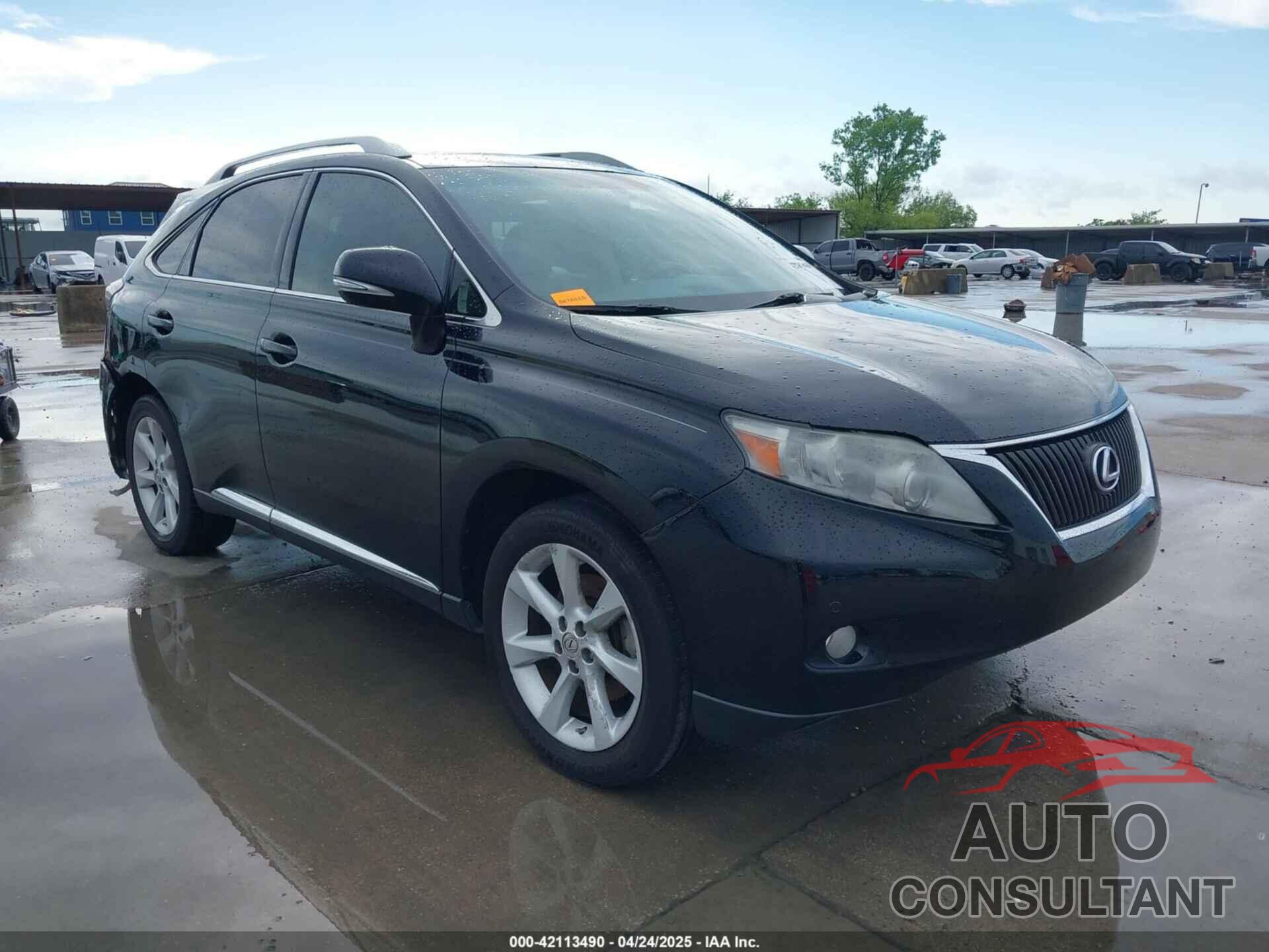 LEXUS RX 350 2012 - 2T2ZK1BA9CC077193