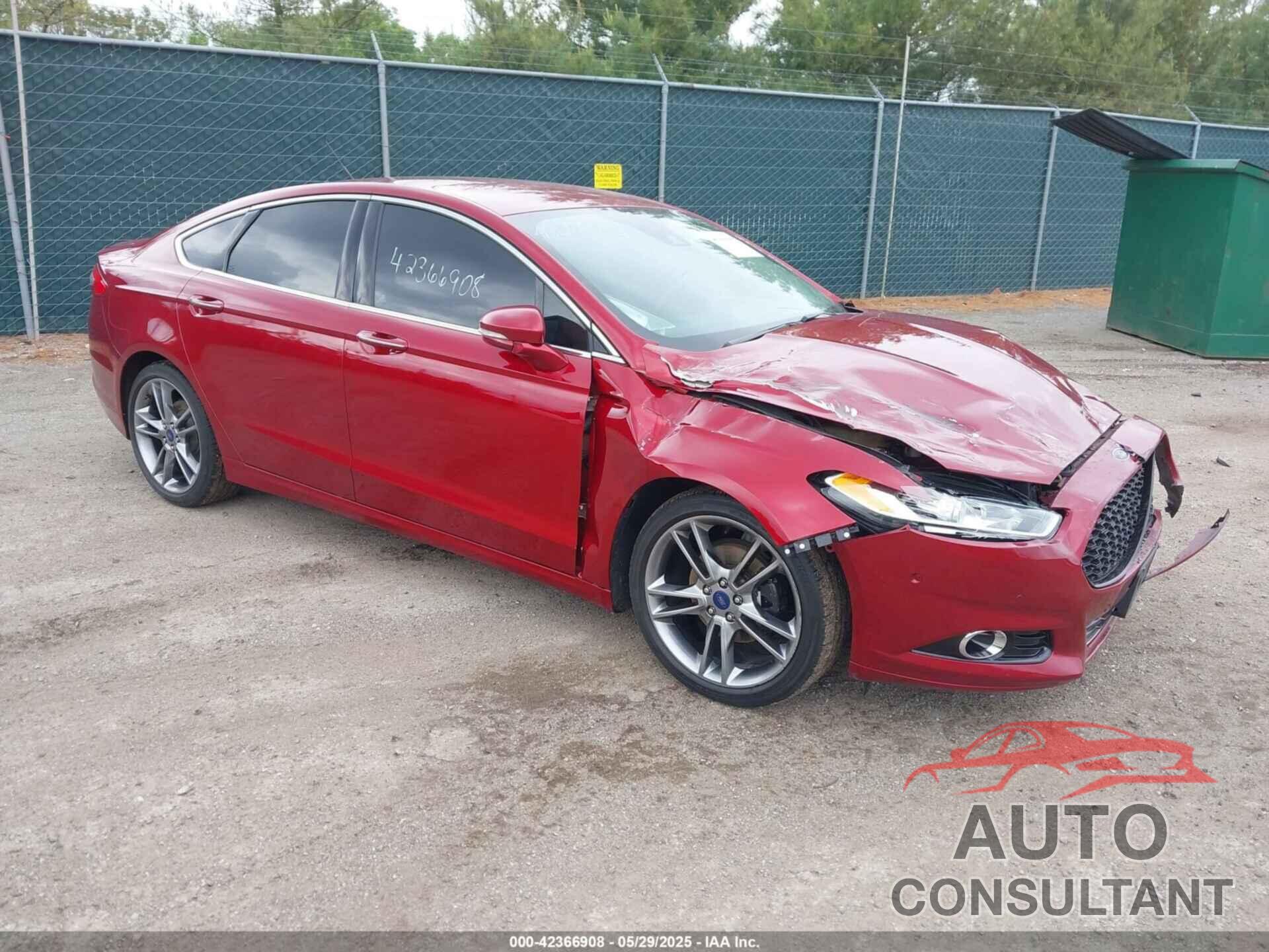 FORD FUSION 2016 - 3FA6P0K99GR163845