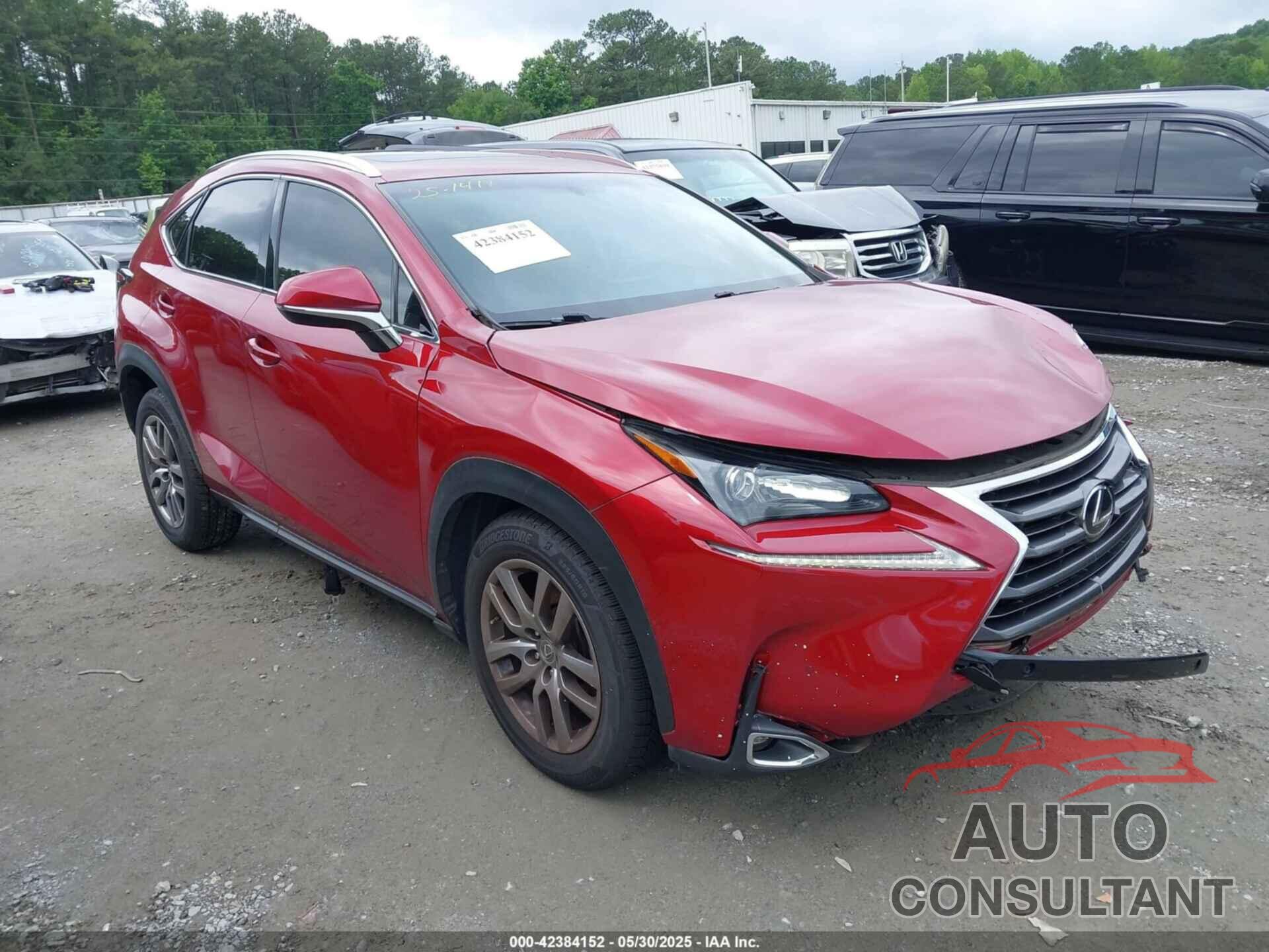 LEXUS NX 200T 2015 - JTJYARBZXF2009878