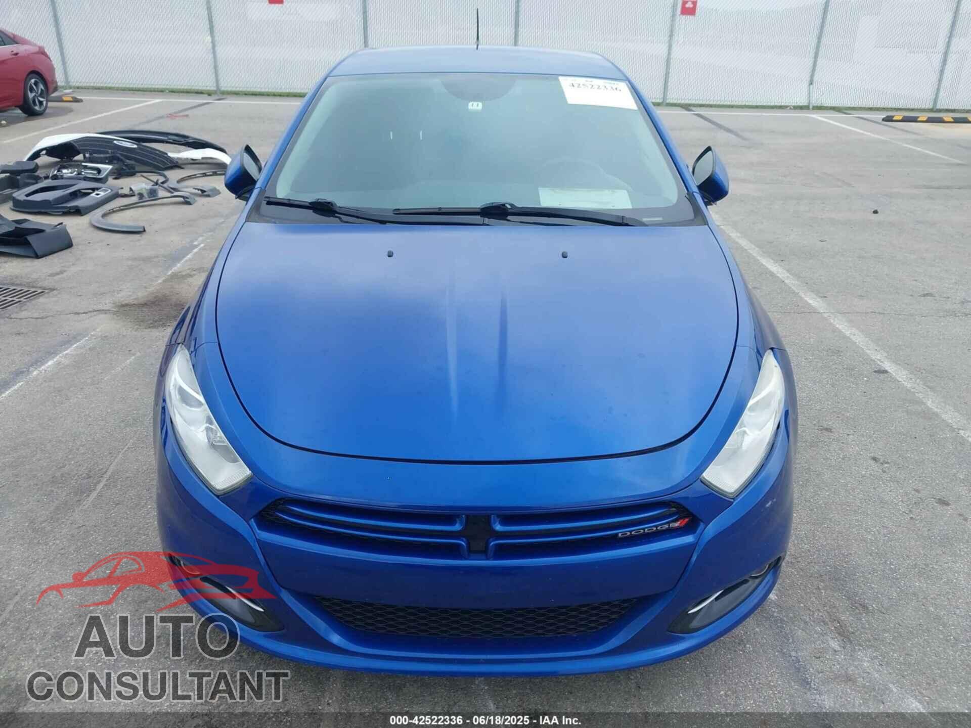 DODGE DART 2013 - 1C3CDFBAXDD104833