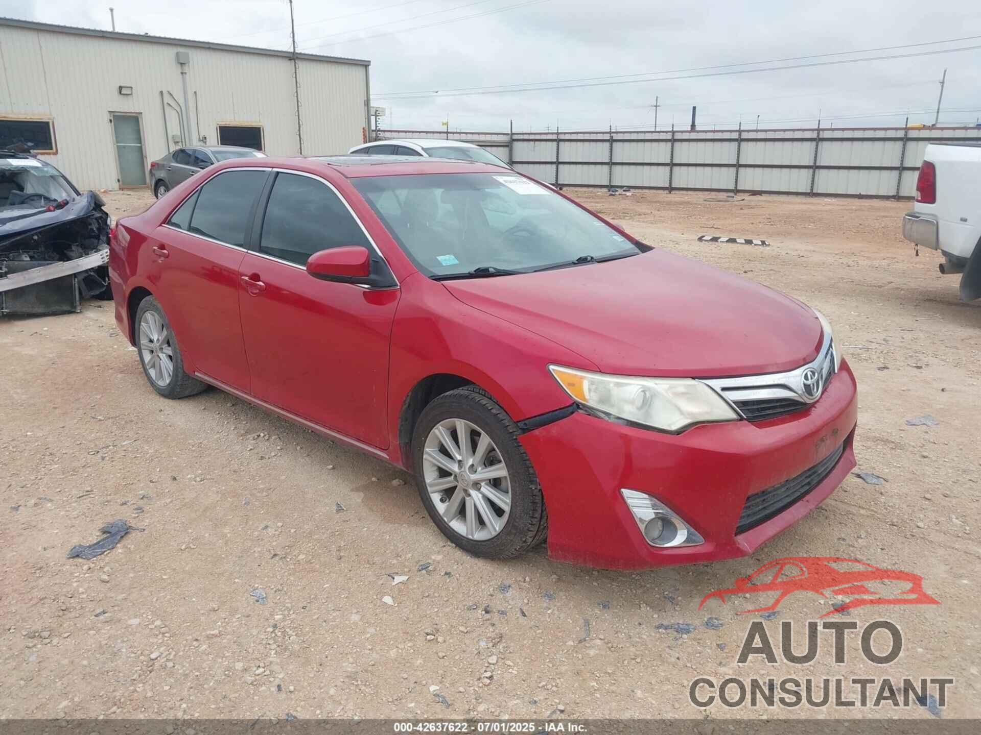 TOYOTA CAMRY 2012 - 4T1BK1FK5CU509608