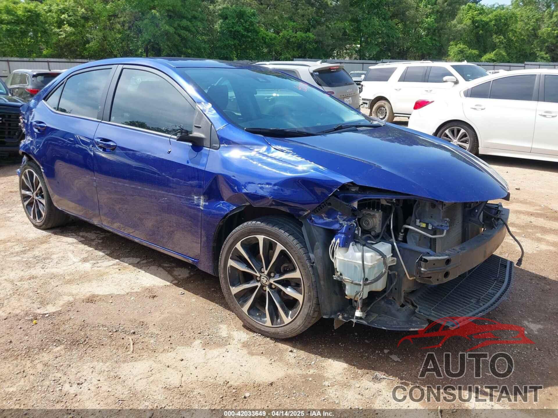 TOYOTA COROLLA 2017 - 5YFBURHE7HP731897