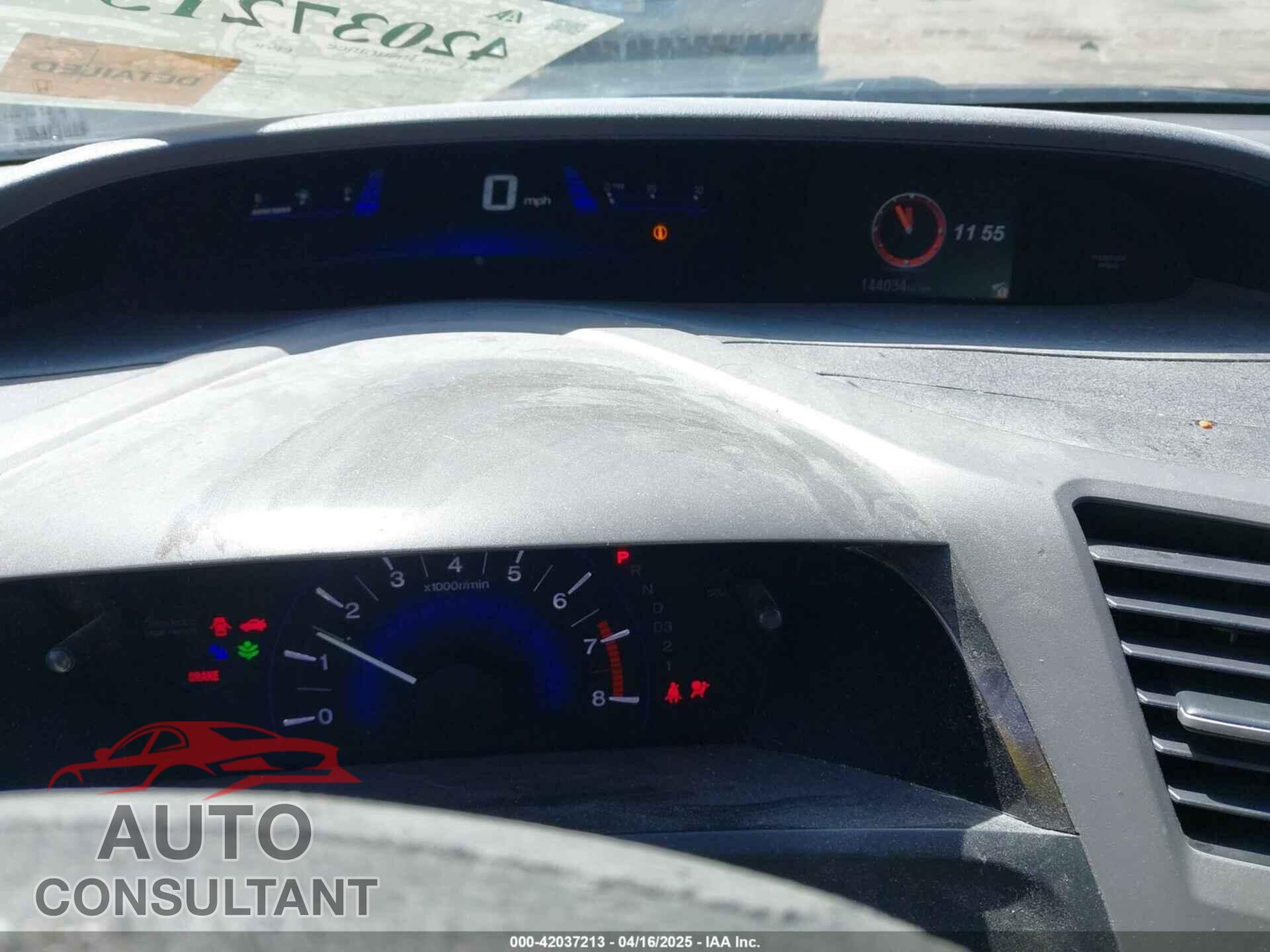 HONDA CIVIC 2012 - 2HGFB2F55CH554784