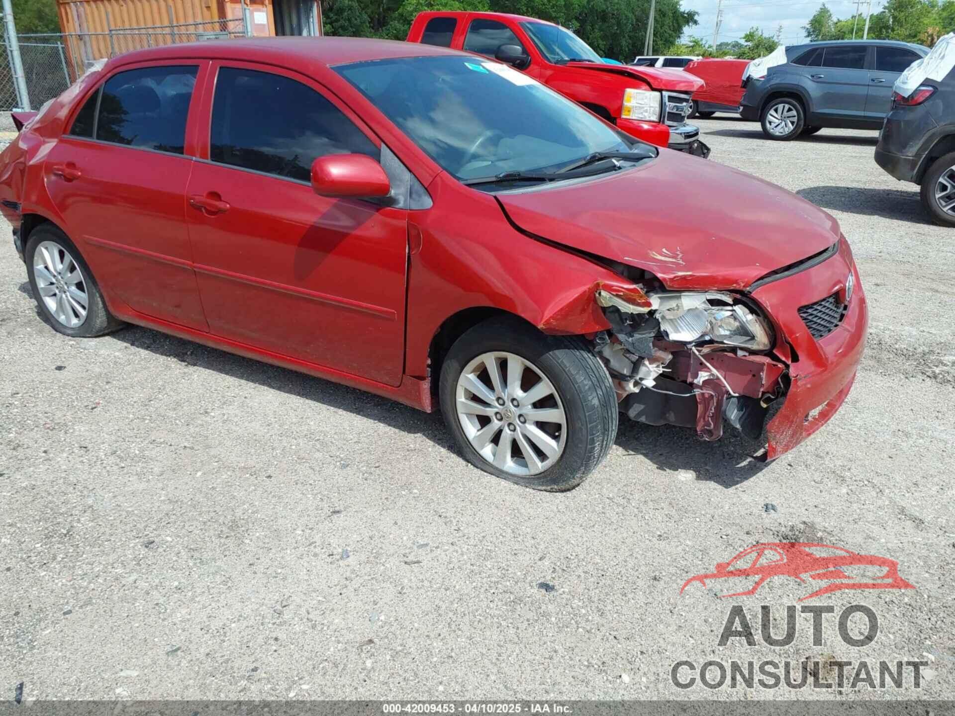 TOYOTA COROLLA 2009 - 1NXBU40E09Z042699