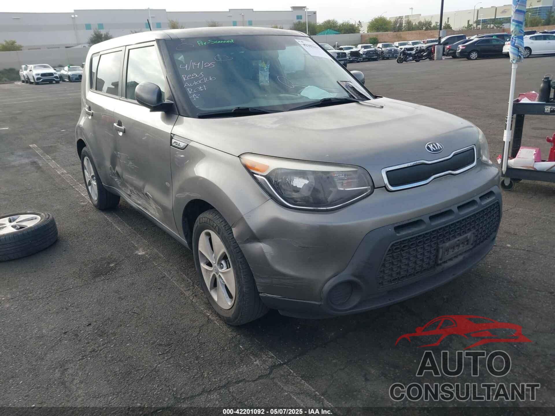 KIA SOUL 2015 - KNDJN2A20F7161935