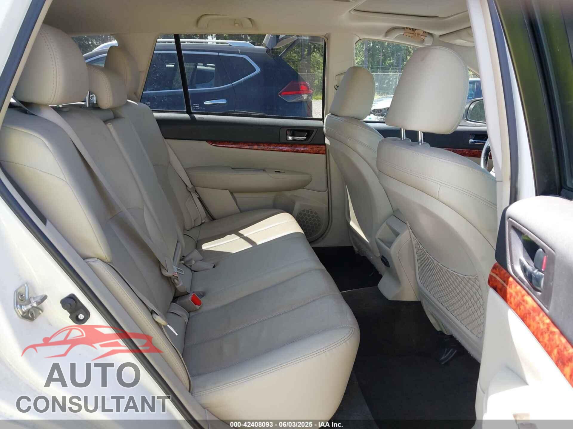 SUBARU OUTBACK 2012 - 4S4BRDKC3C2239060