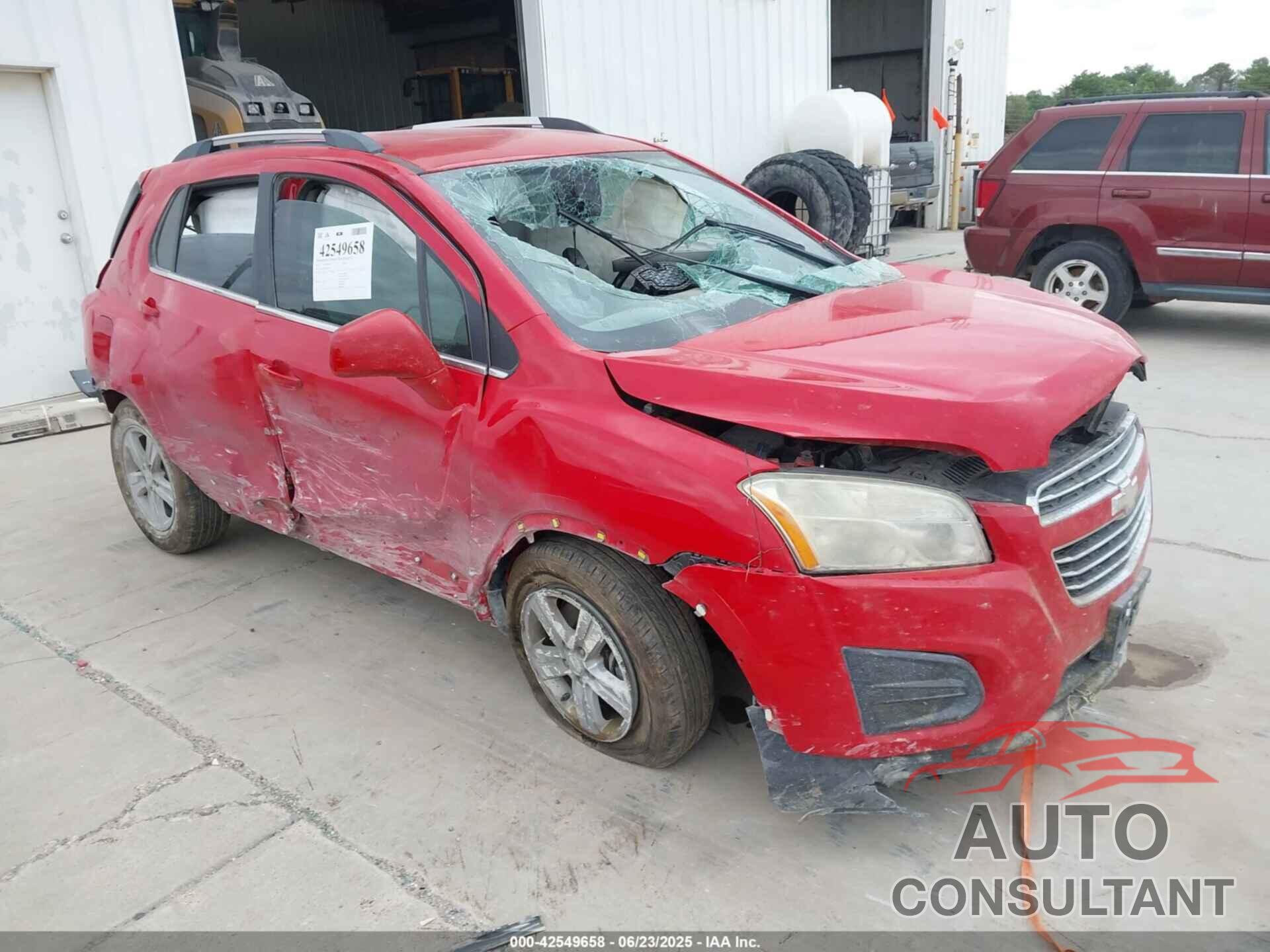 CHEVROLET TRAX 2015 - KL7CJLSB3FB174102