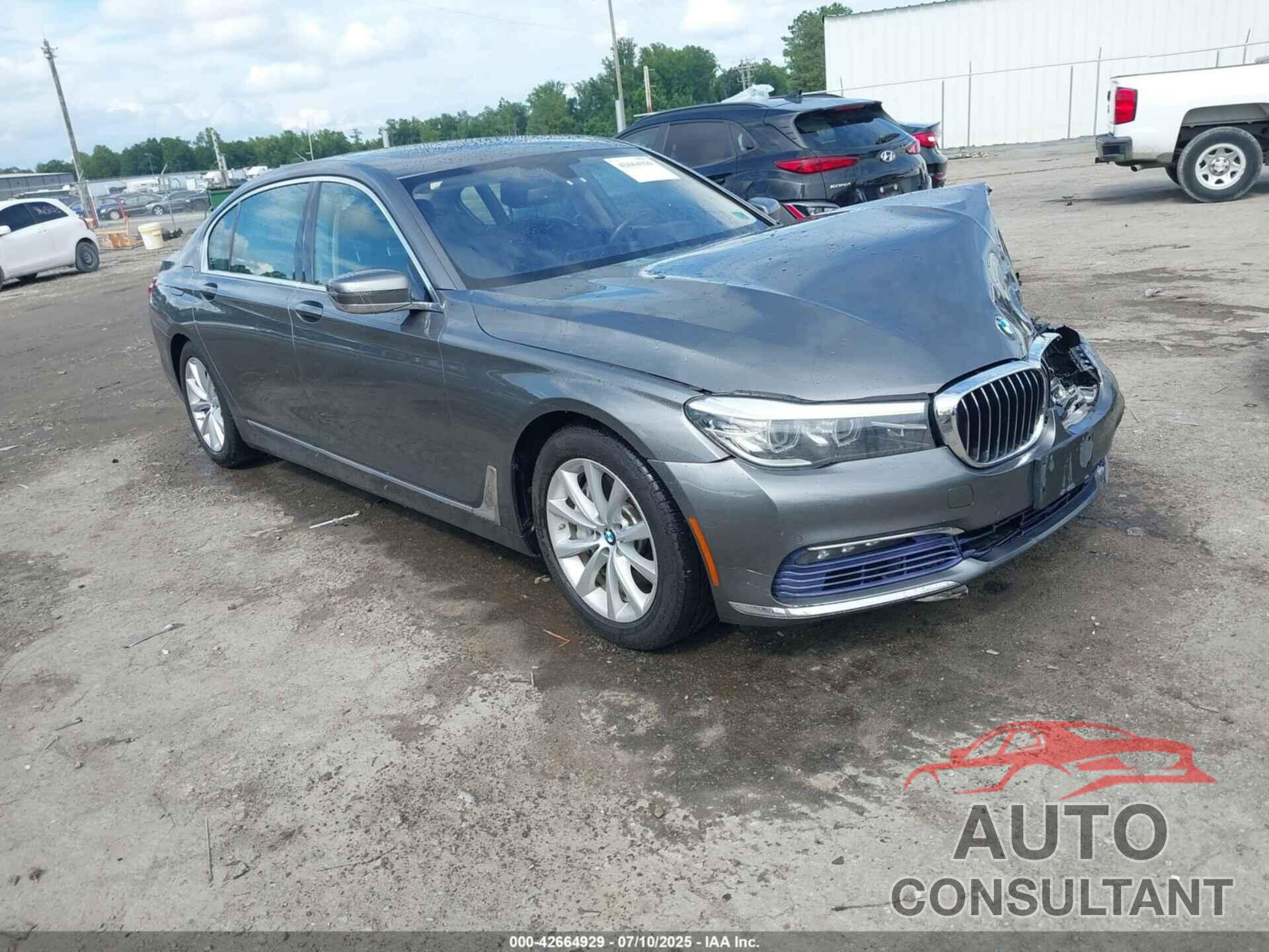 BMW 740I 2016 - WBA7E2C56GG504523