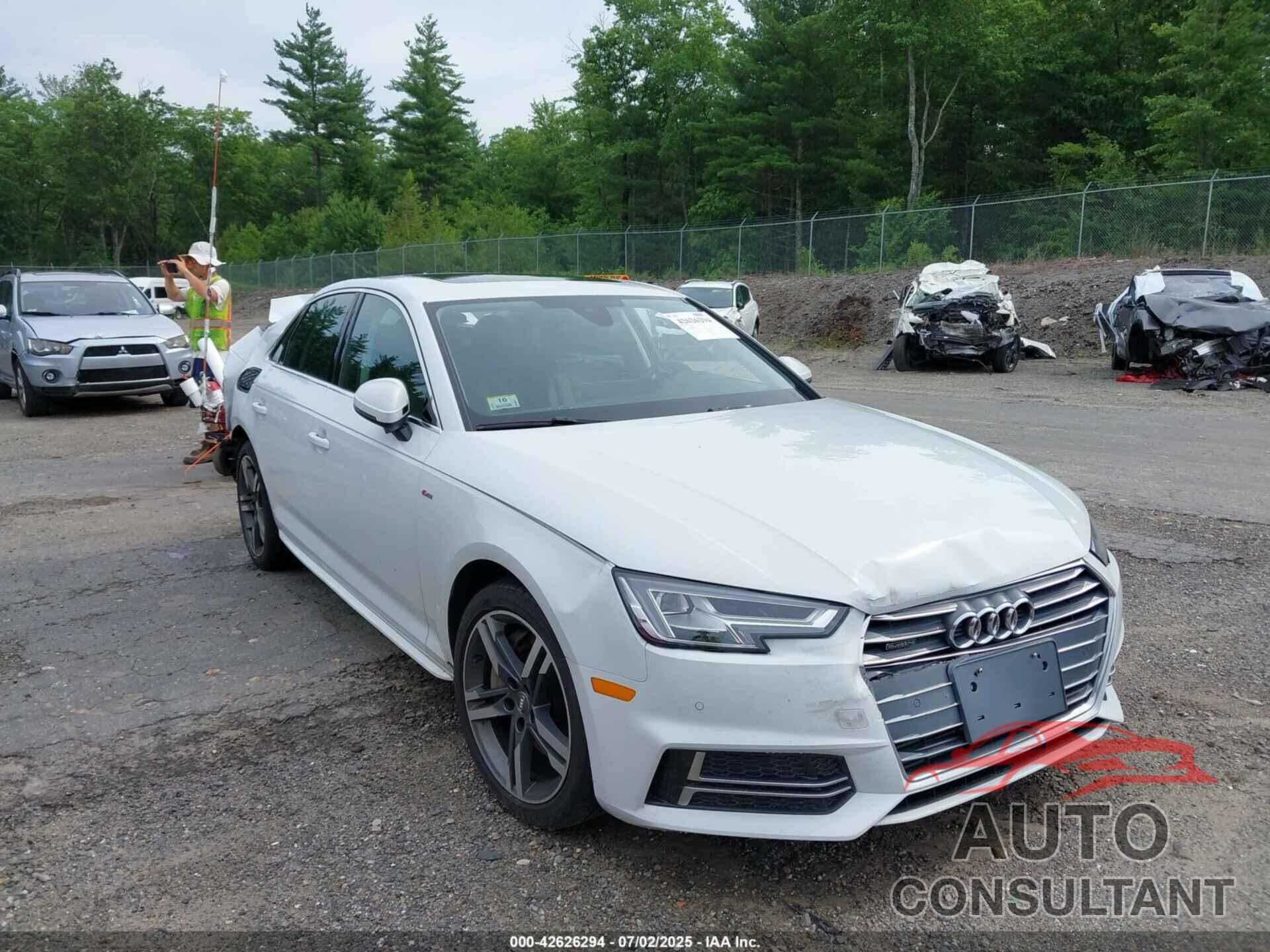 AUDI A4 2018 - WAUENAF42JN020064