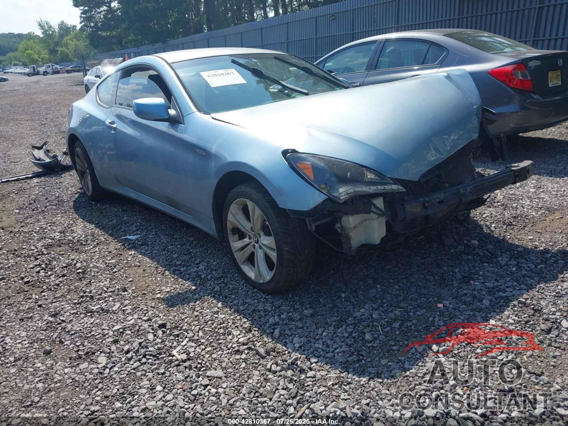 HYUNDAI GENESIS 2010 - KMHHT6KD1AU012578