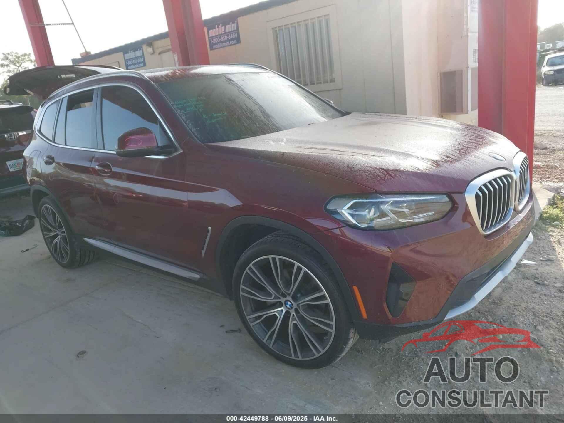 BMW X3 2022 - 5UX53DP00N9M03407