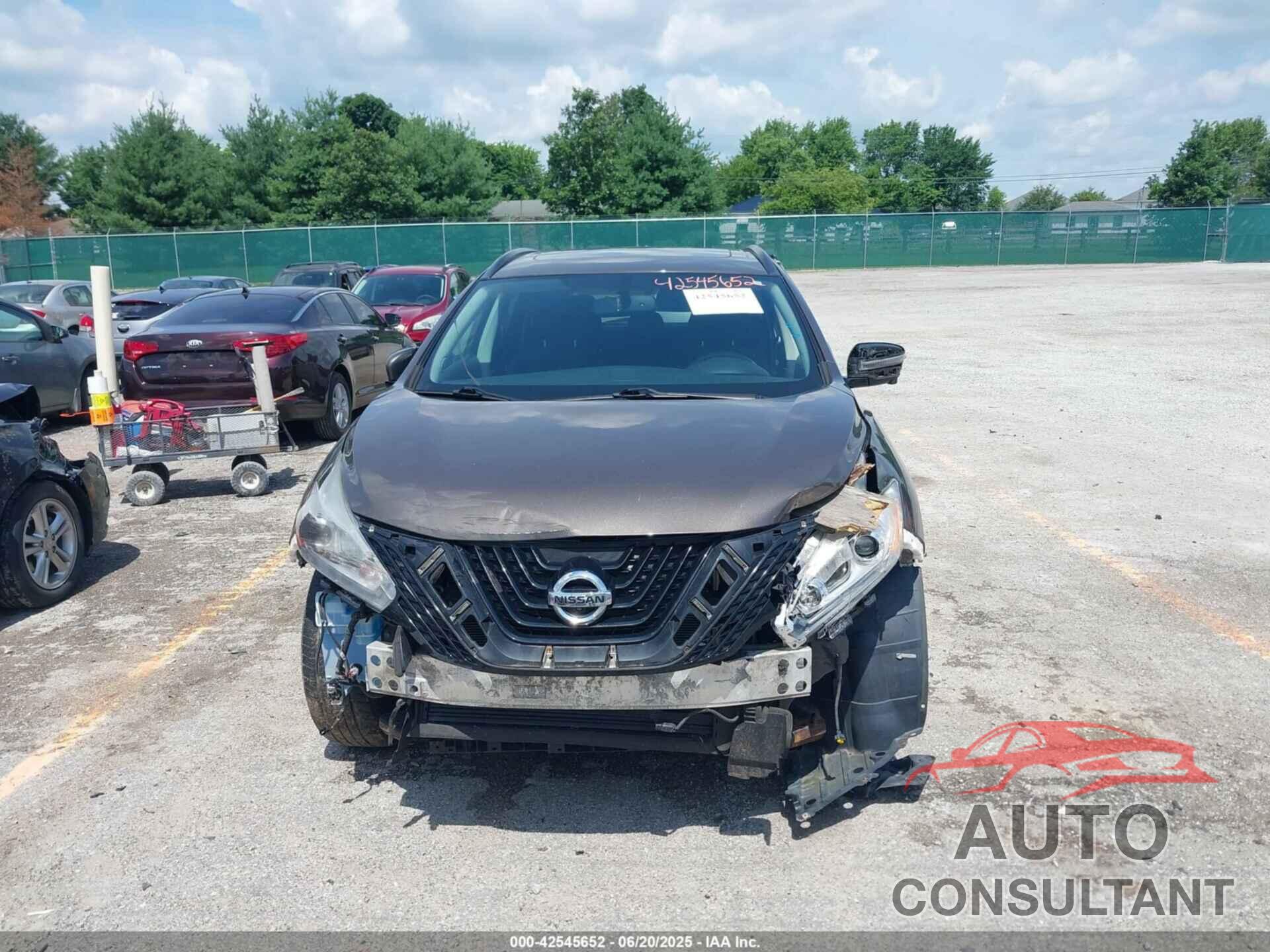 NISSAN MURANO 2017 - 5N1AZ2MH7HN179962
