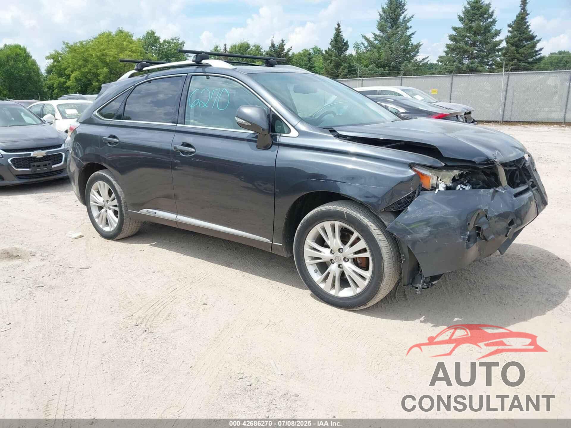 LEXUS RX 450H 2011 - JTJBC1BA8B2420735