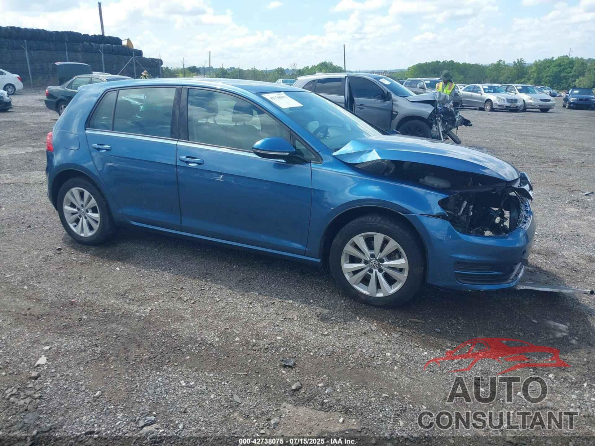 VOLKSWAGEN GOLF 2015 - 3VW2A7AU0FM037018