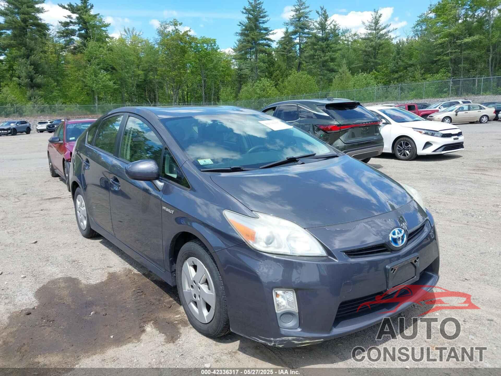 TOYOTA PRIUS 2011 - JTDKN3DU0B0295161