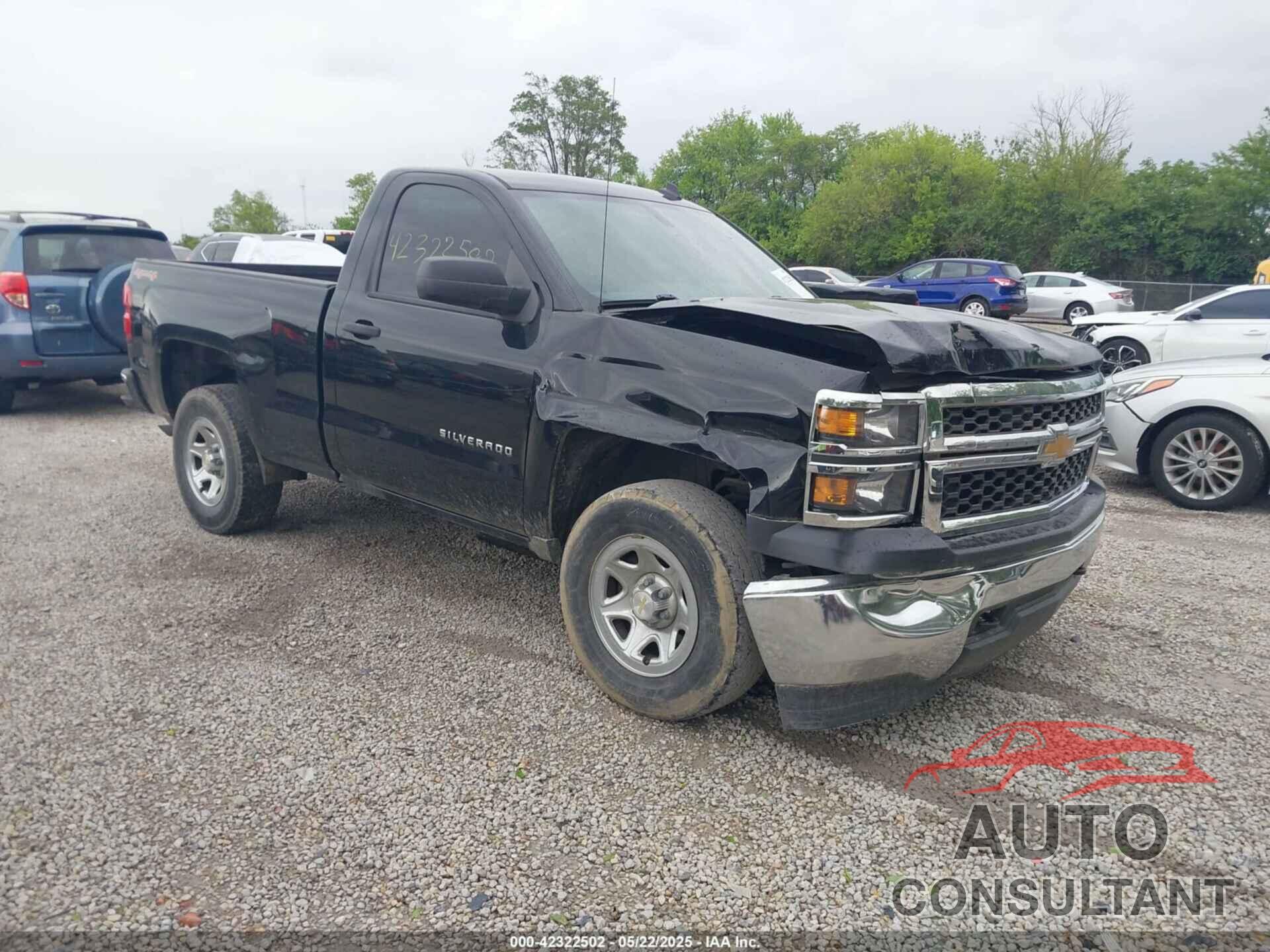 CHEVROLET SILVERADO 1500 2014 - 1GCNKPEC3EZ348129