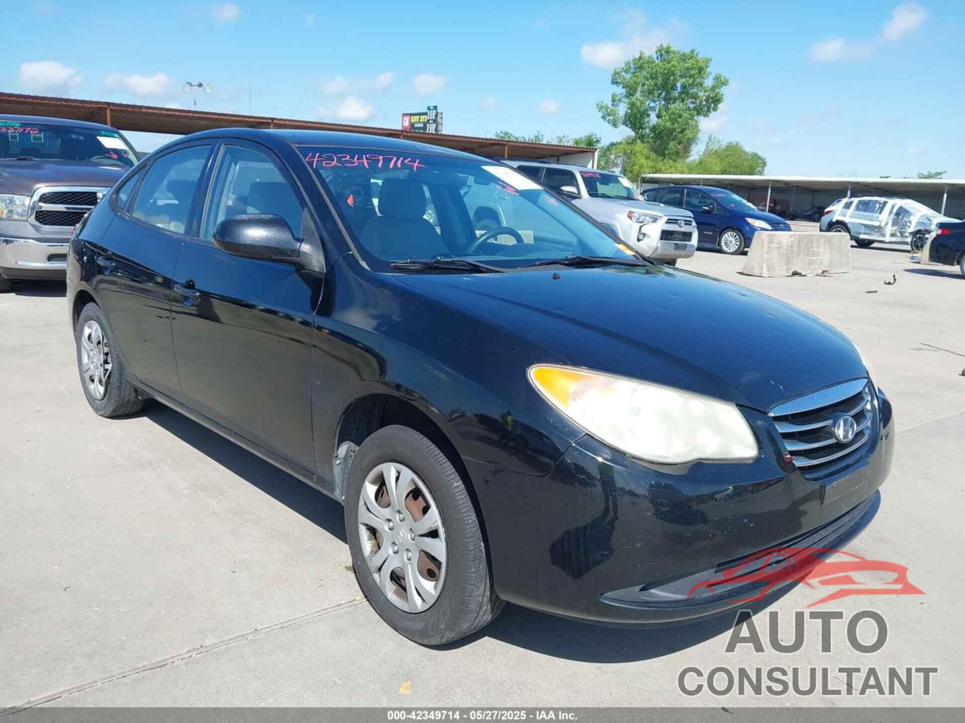 HYUNDAI ELANTRA 2010 - KMHDU4AD1AU170856