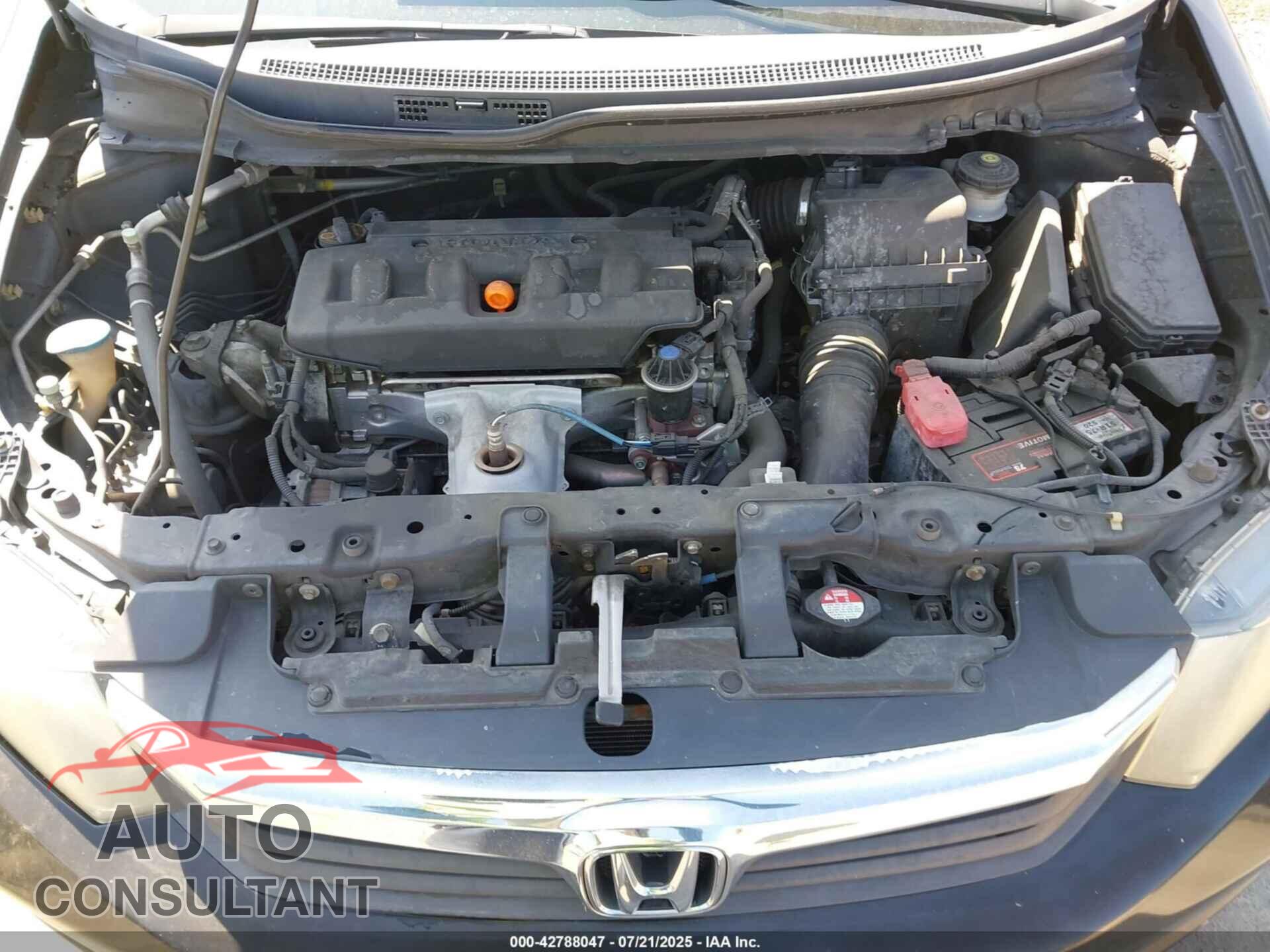 HONDA CIVIC 2012 - 19XFB2F55CE306271