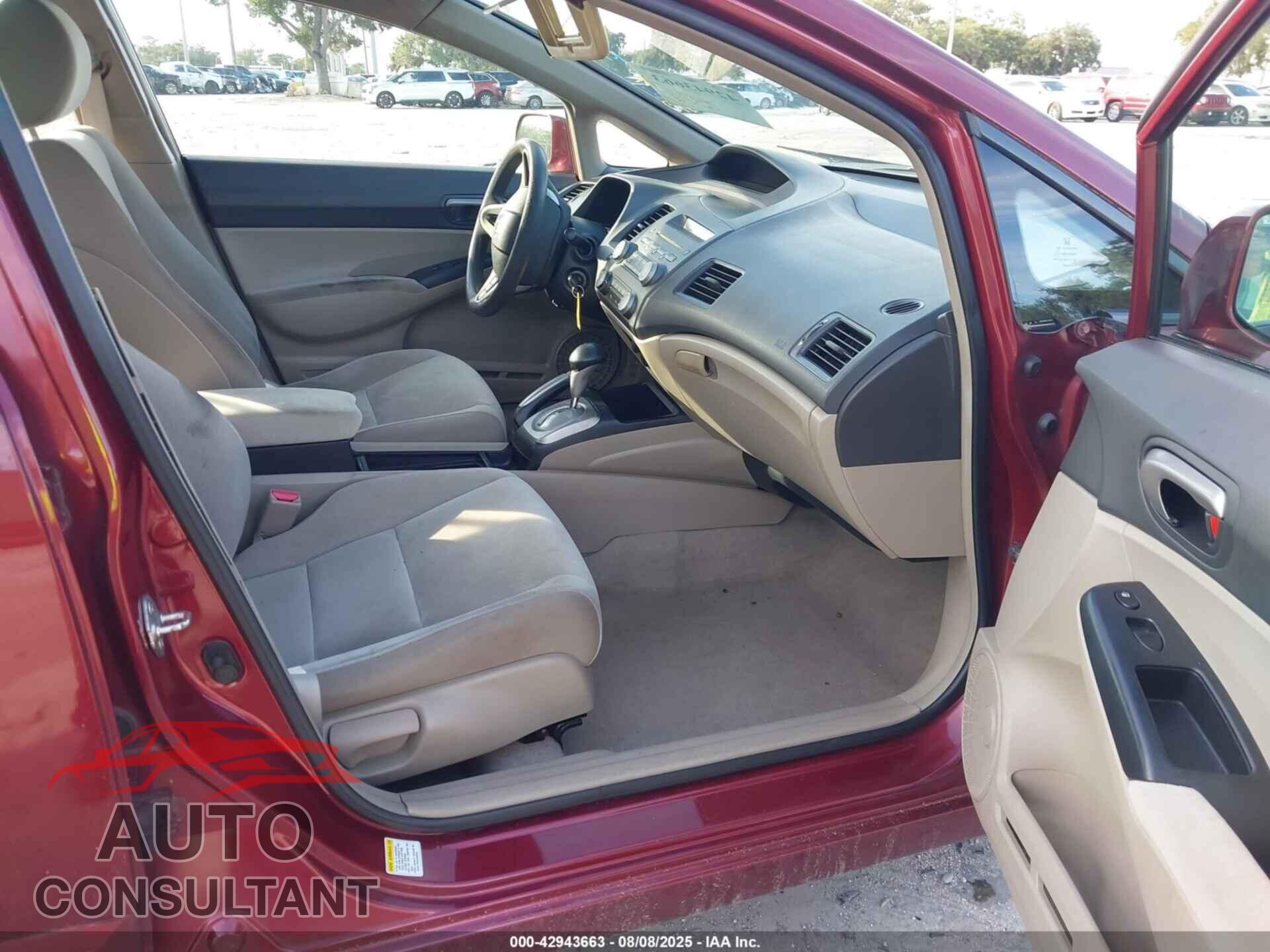 HONDA CIVIC 2010 - 2HGFA1F5XAH527770
