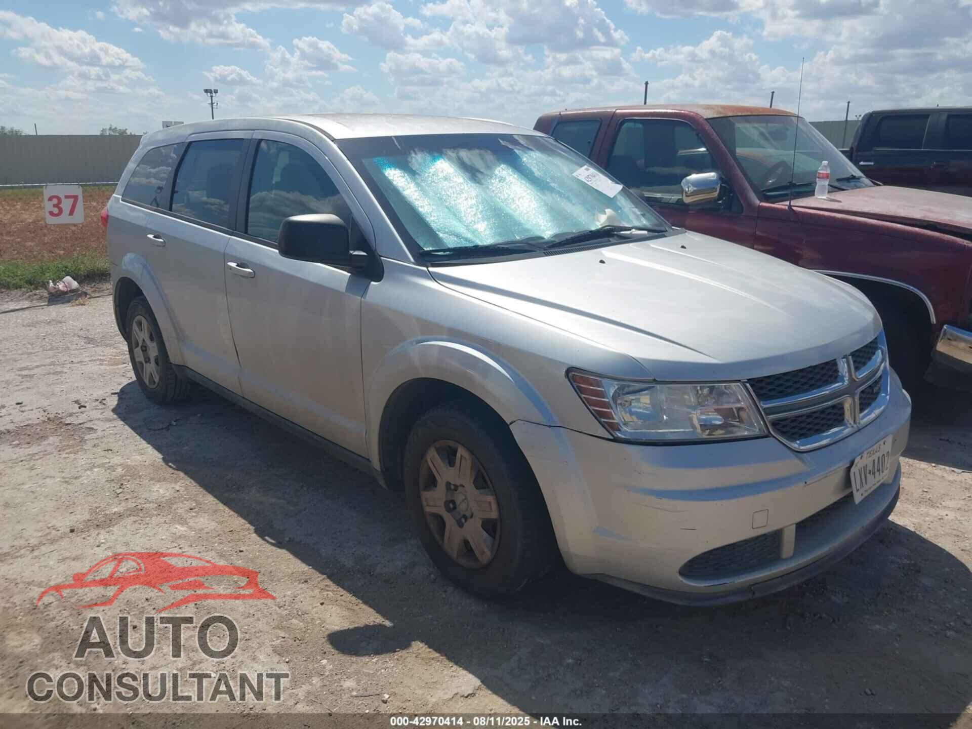 DODGE JOURNEY 2012 - 3C4PDCAB2CT156973