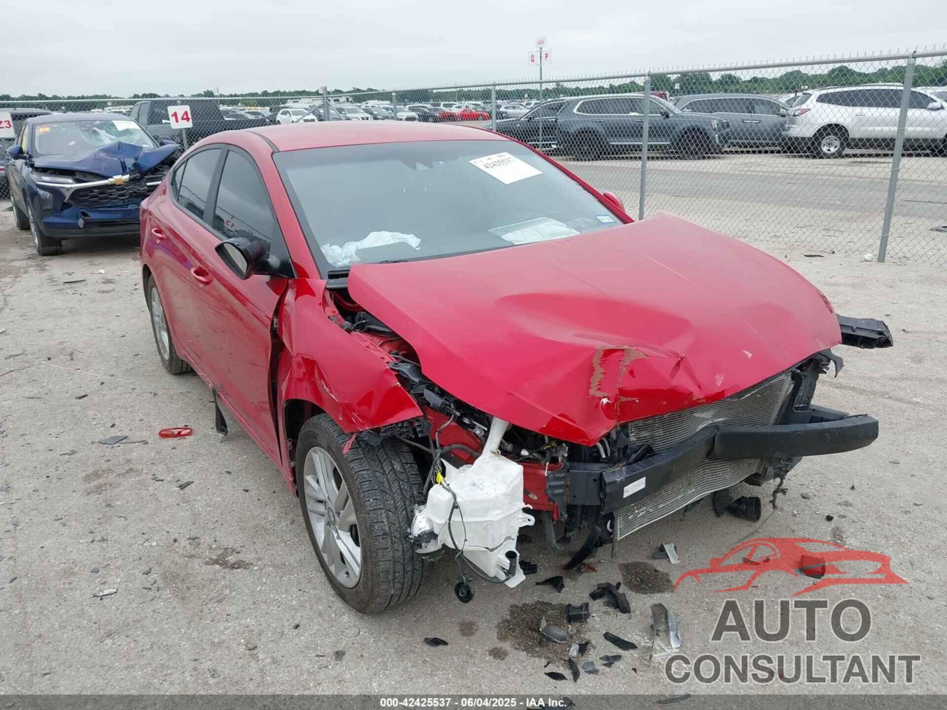 HYUNDAI ELANTRA 2020 - 5NPD84LF7LH580968