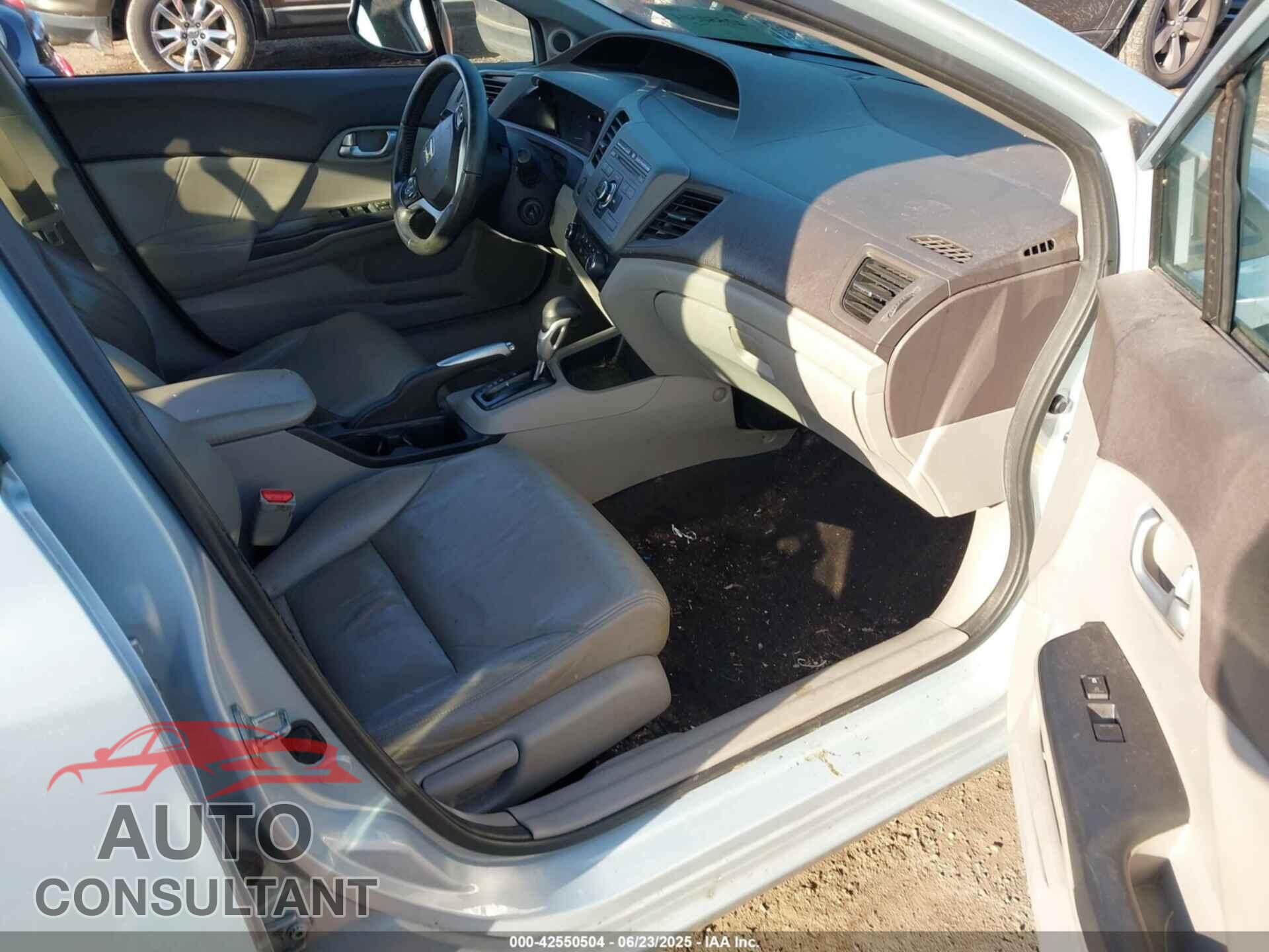 HONDA CIVIC 2012 - 19XFB2F93CE036248