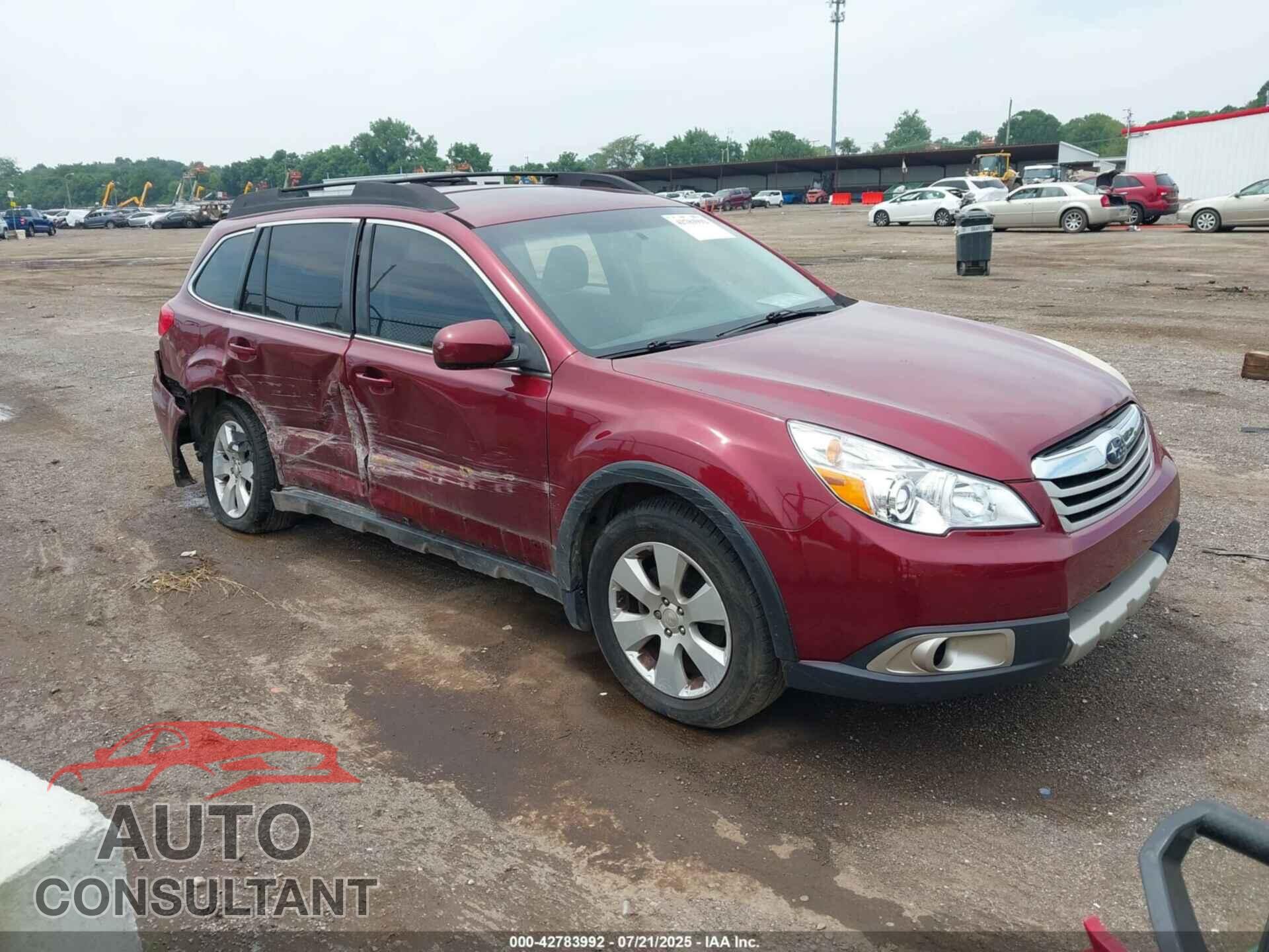 SUBARU OUTBACK 2012 - 4S4BRCCC1C3251467