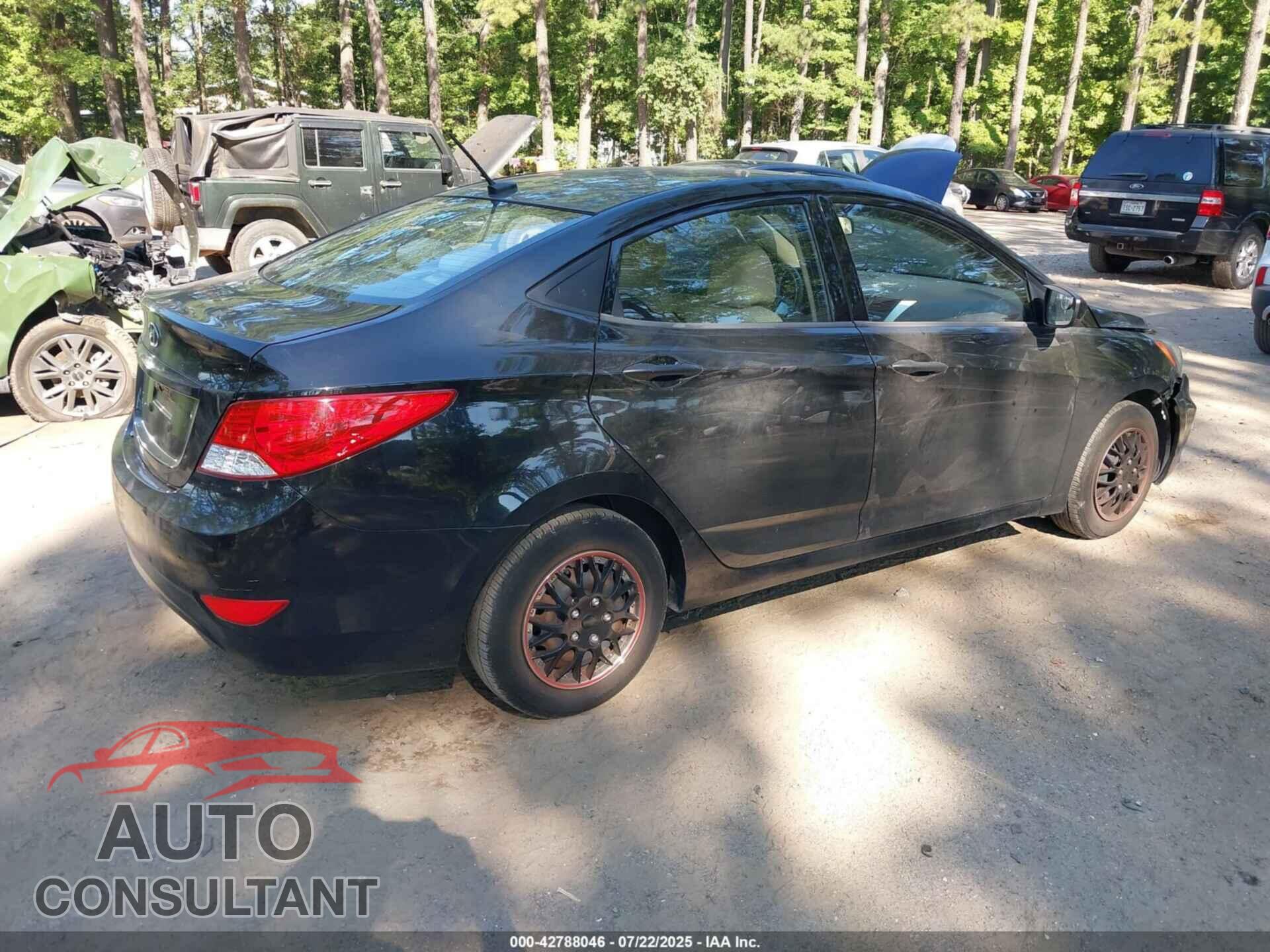 HYUNDAI ACCENT 2012 - KMHCT4AEXCU056106