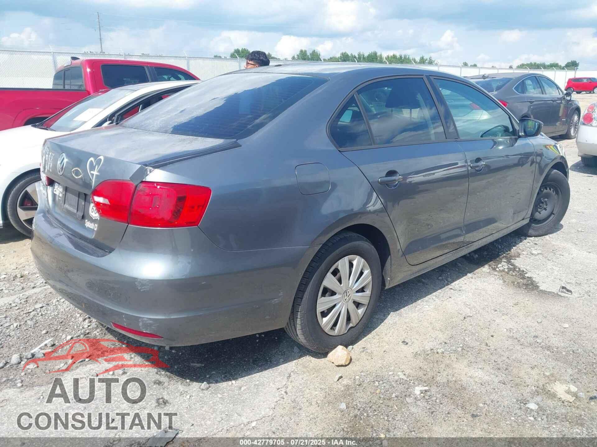 VOLKSWAGEN JETTA 2012 - 3VW2K7AJ5CM367963