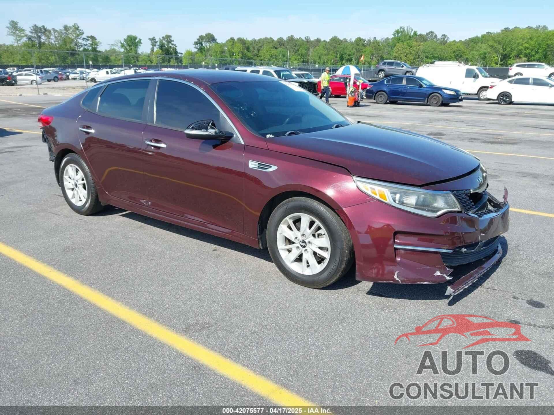 KIA OPTIMA 2018 - 5XXGT4L30JG250681