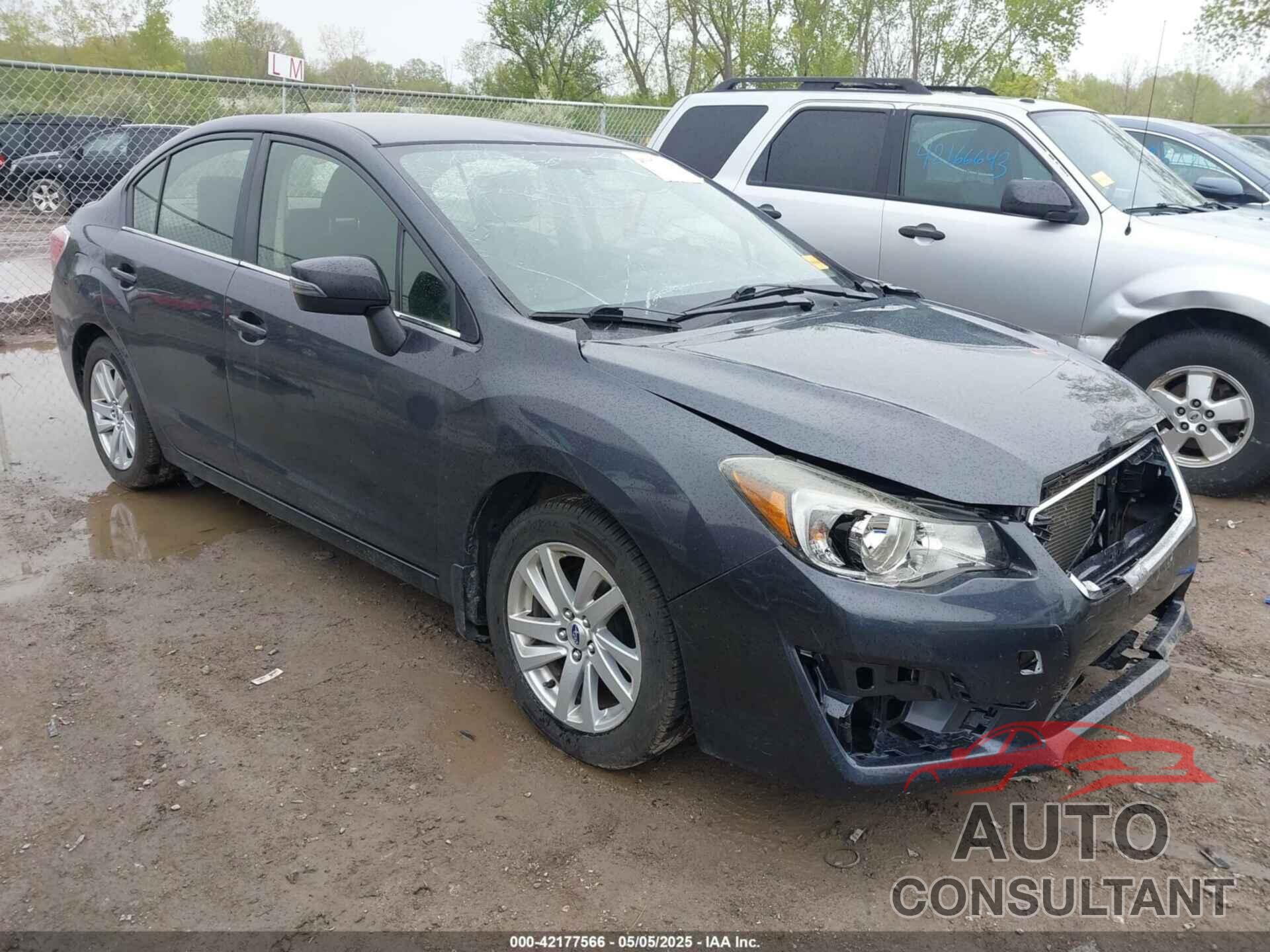 SUBARU IMPREZA 2016 - JF1GJAB6XGH016386