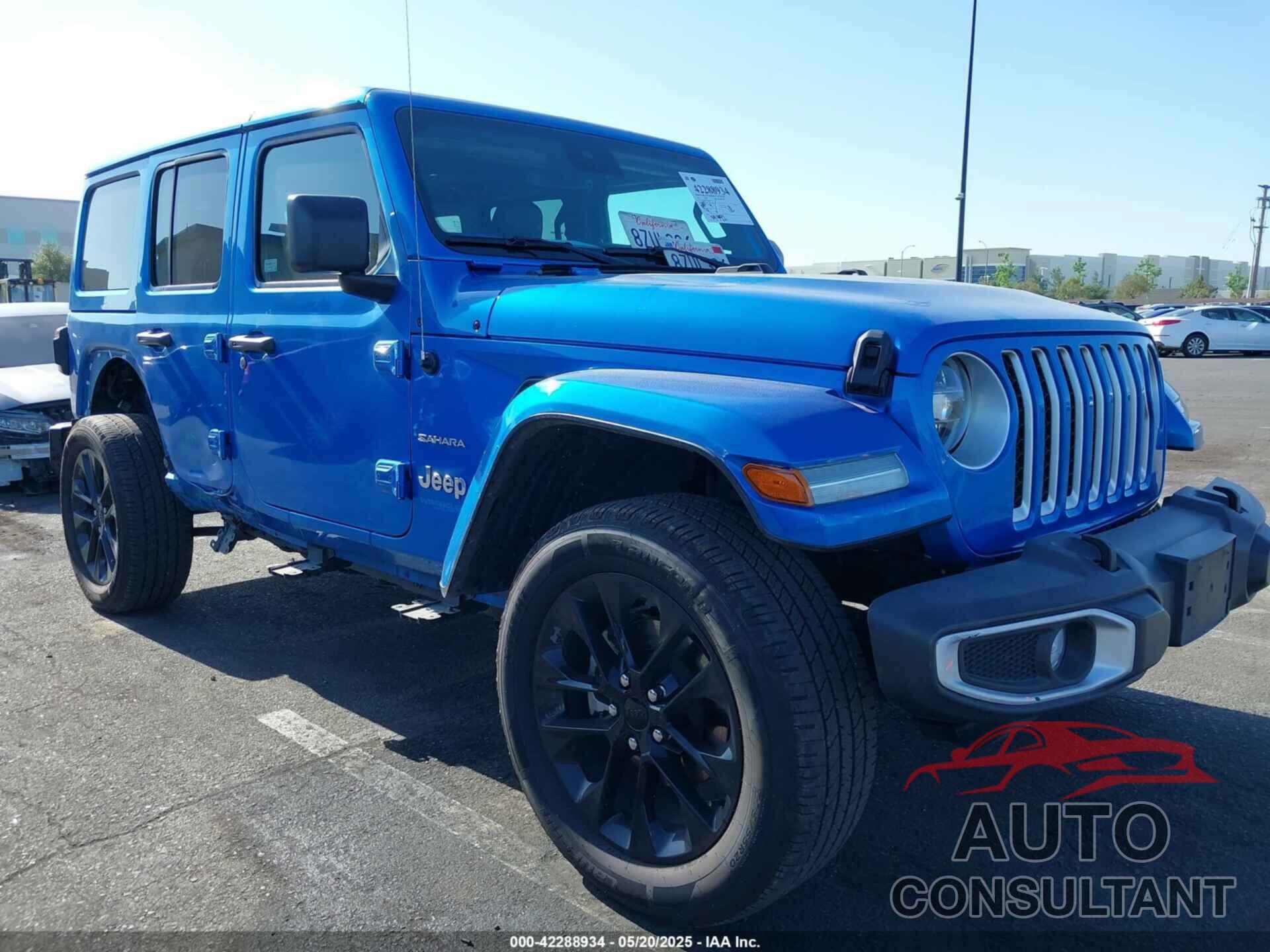 JEEP WRANGLER 4XE 2021 - 1C4JJXP67MW843409