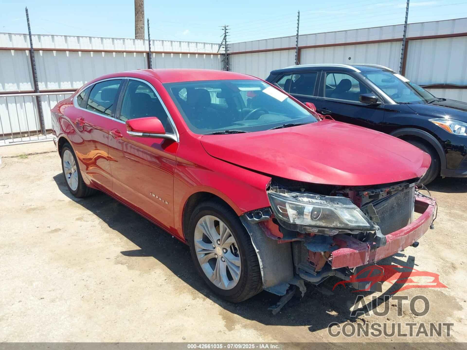 CHEVROLET IMPALA 2015 - 1G1125S35FU101967
